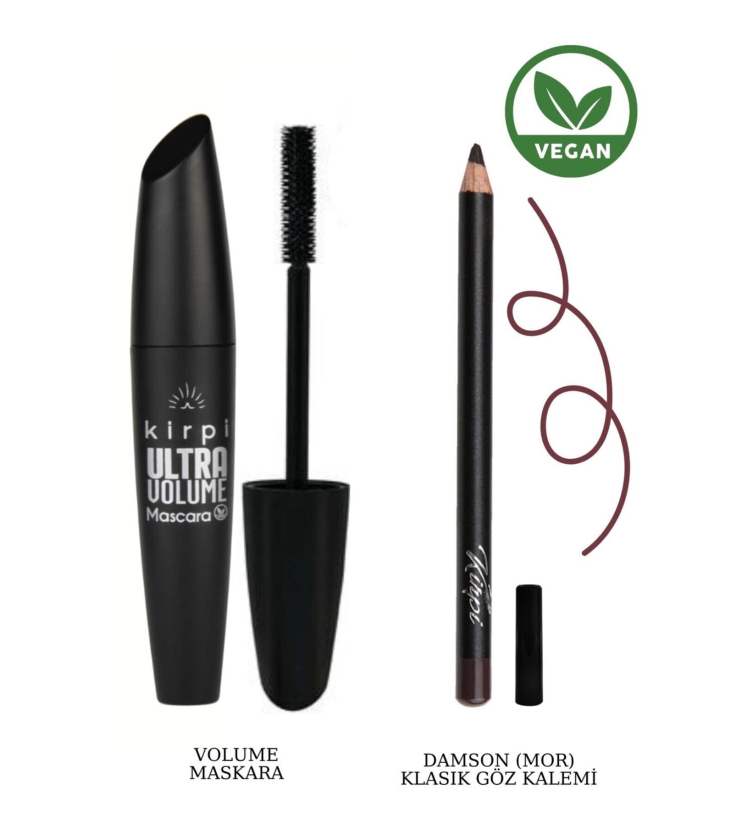 Hedgehog Ultra Volume Mascara + Damson Purple Eyeliner - Buy Online on GoSupps.com