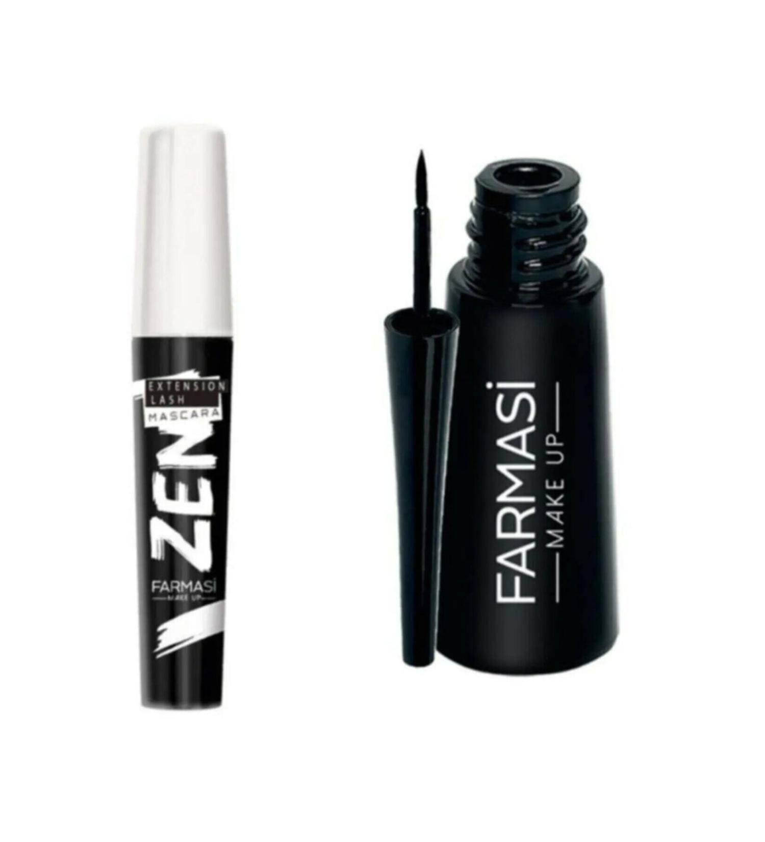 Farmasi Zen Mascara + Deep Look Thick Eyeliner 2-pack - Buy Online on GoSupps.com