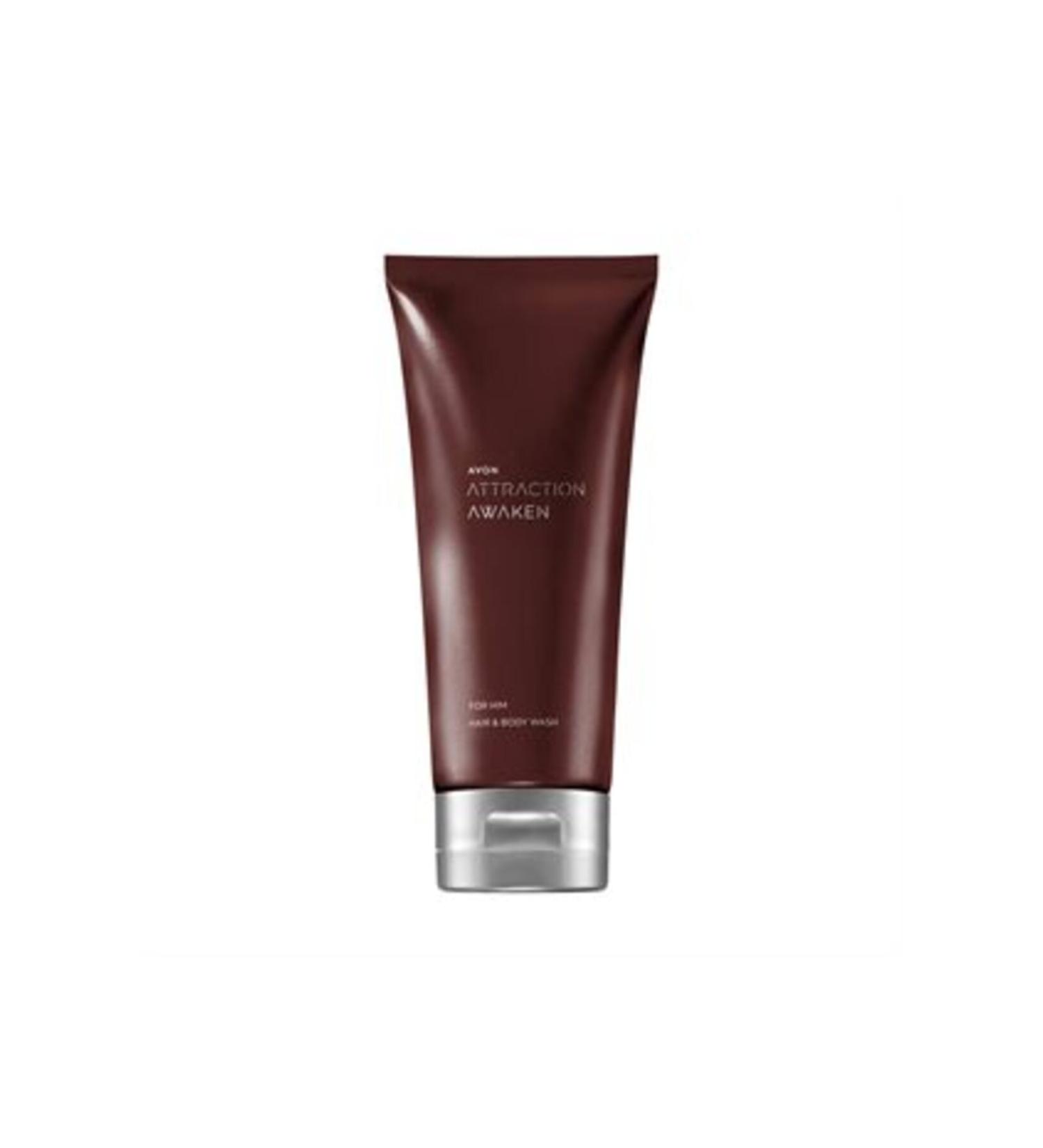 Avon Attraction Awaken Hair and Body Shampoo for Men 200ml (1 PIECE)