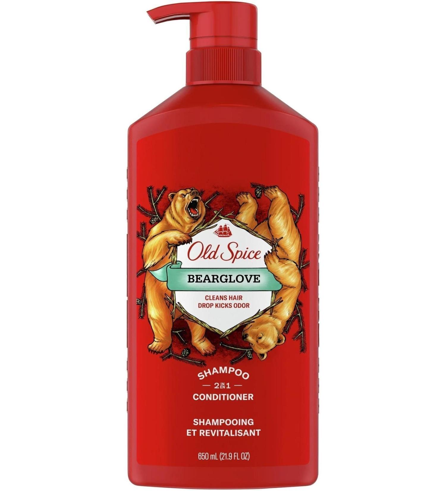 Old Spice W/c Bearglove 2in1 Shampoo + Conditioner 650ml