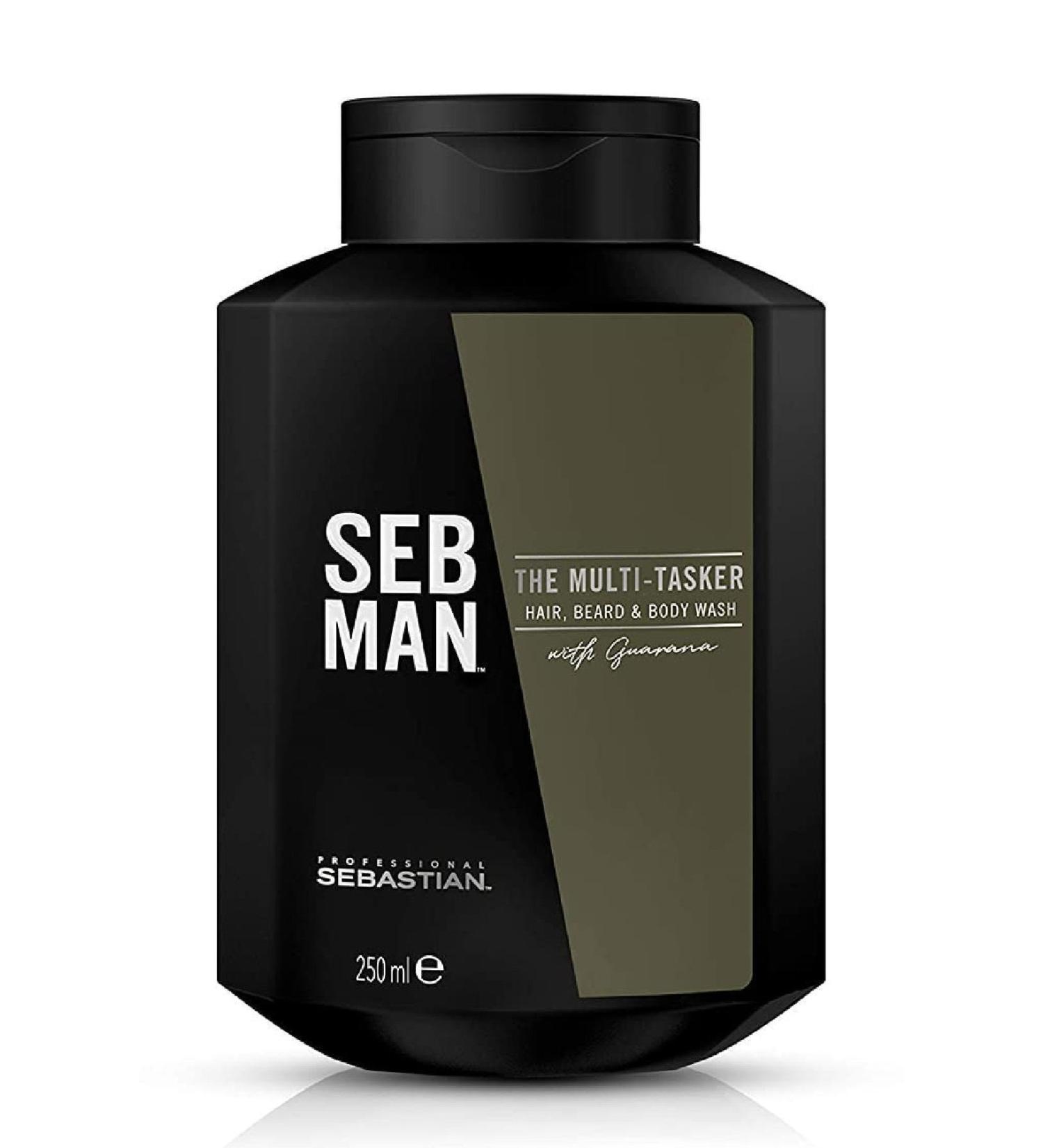 Sebastian Seb Men's Hair Beard and Body Shampoo 250 Ml