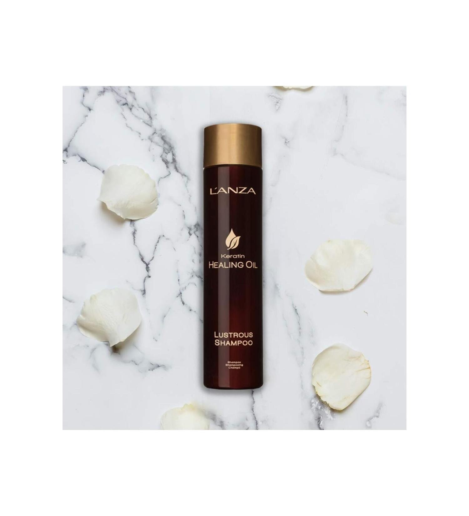 L'anza Keratin Healing Oil - Strengthening Protein Ultra Luxurious Keratin Shampoo 300 ml - Buy Online on GoSupps.com