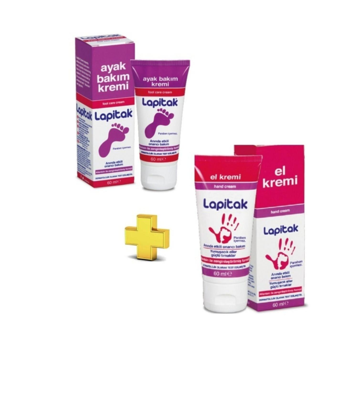 Lapitak Foot Care 60 ml Cream + Hand Cream 60 ml - Buy Online on GoSupps.com