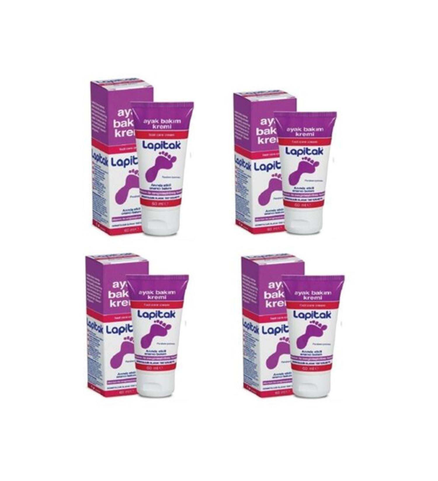 Lapitak Foot Care Cream 60 Ml 4 Pieces