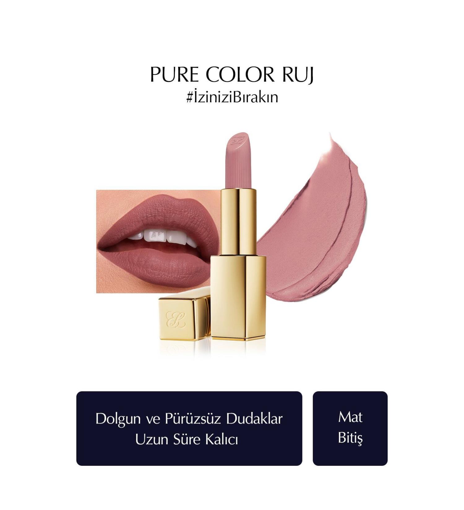 Estee Lauder Lip Plumping and Smoothing Moisturizing Long-Lasting Matte Finish Lipstick-868