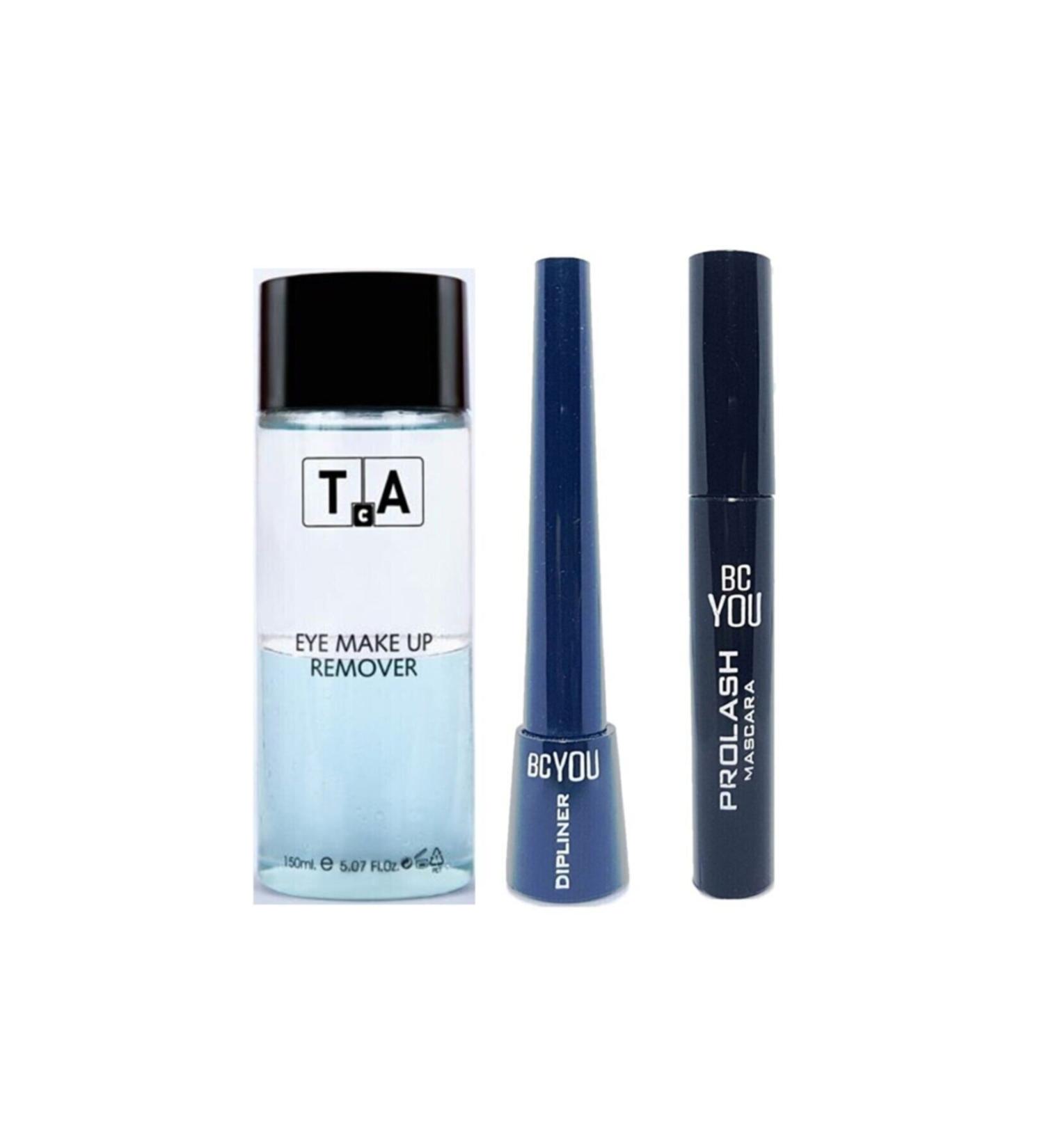 BC YOU Mascara + Dipliner (black) + Makeup Remover Water