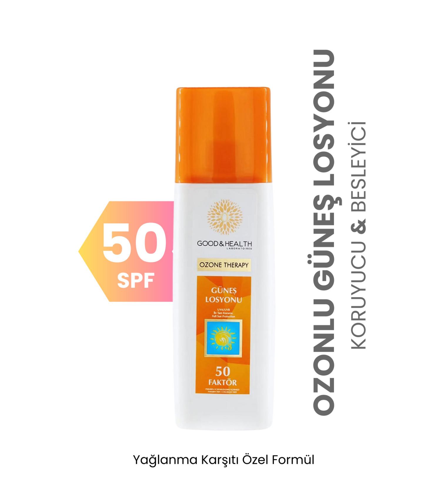 Good & Health Ozone Therapy 50 Factor Sun Lotion 200 ml - Buy Online on GoSupps.com