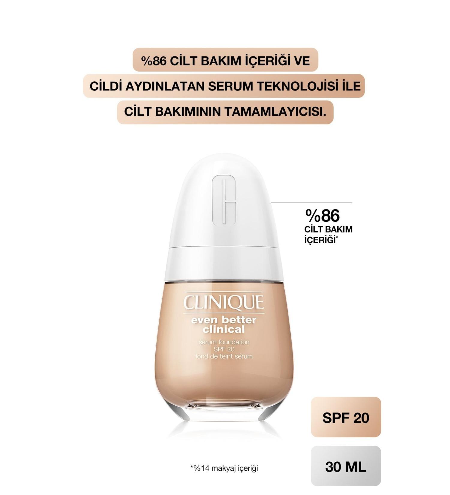 Clinique FOUNDATION COVERING SKIN SPOTS GIVING A BRIGHT APPEARANCE-SPF 20-CN 40 PASSI.157