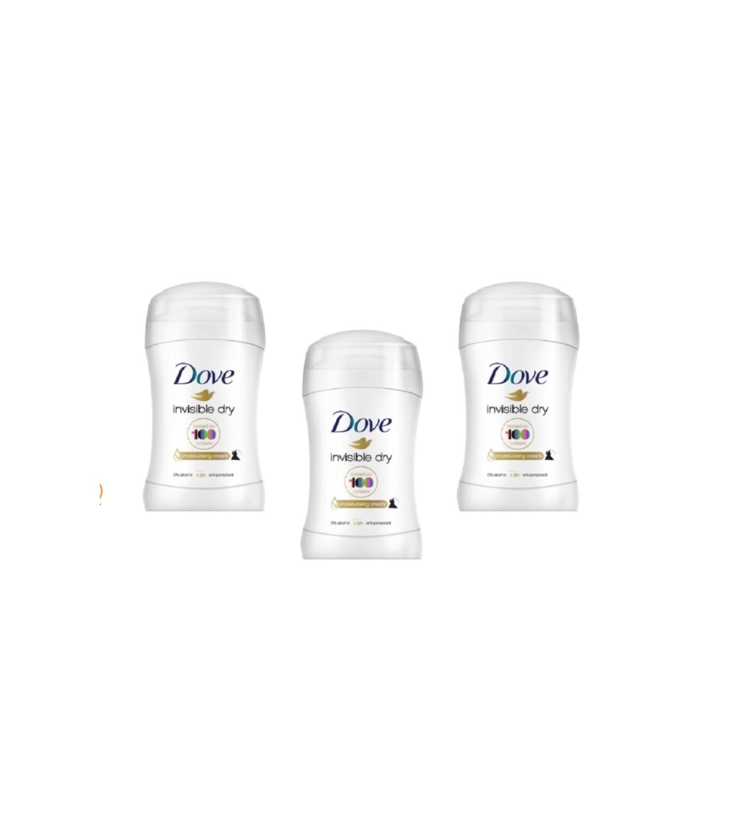 Dove Invisible Stick Deodorant 50 Ml x 3 Pcs
