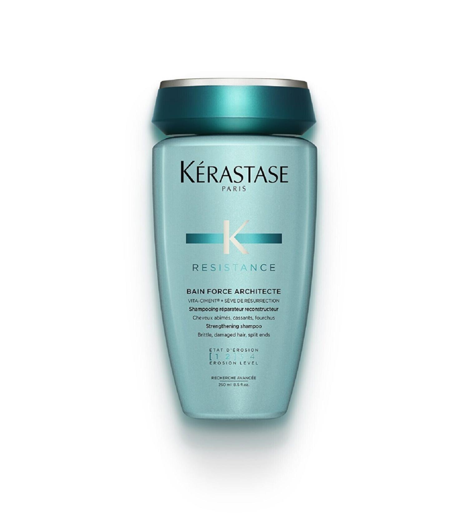 Kerastase Paris Damaged Hair Shampoo (Wear Level 1-2) 3*250ml Bain Forcearchitecte