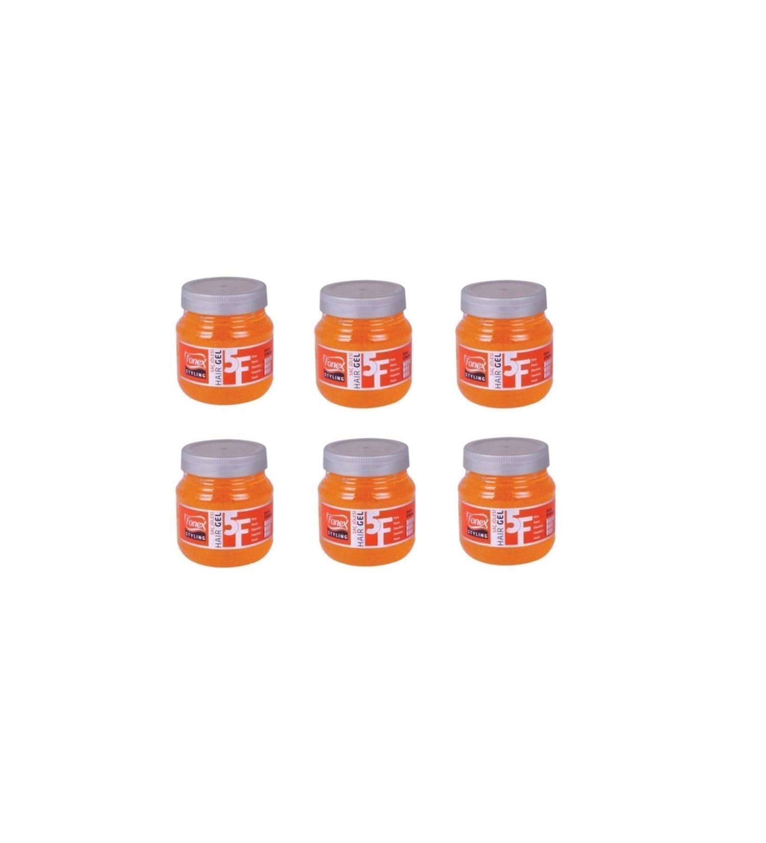 Fonex Esktra Hard Hair Gel 150 Ml X 6 Pieces