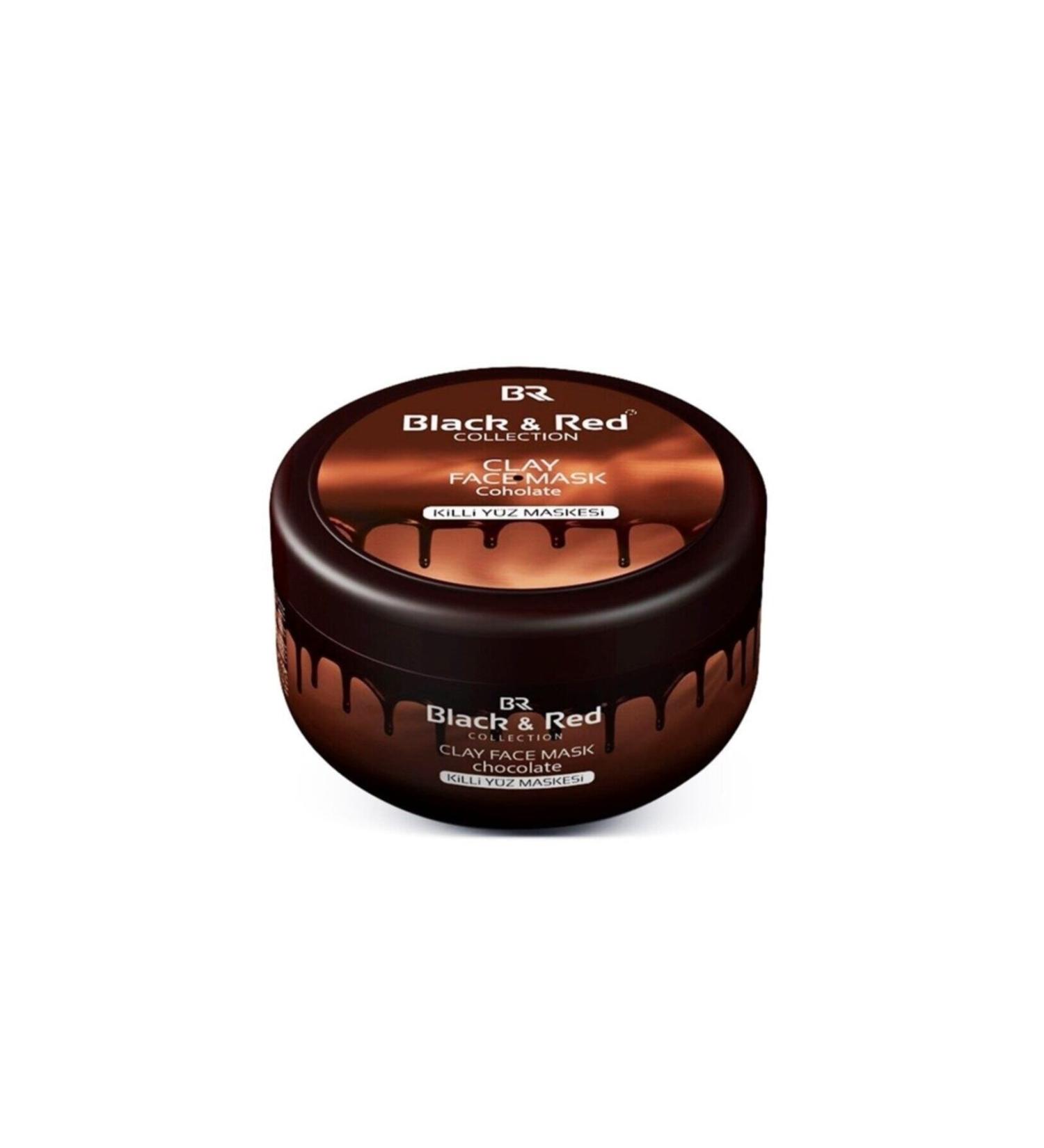 Black Red Black&red Clay Face Mask Chocolate
