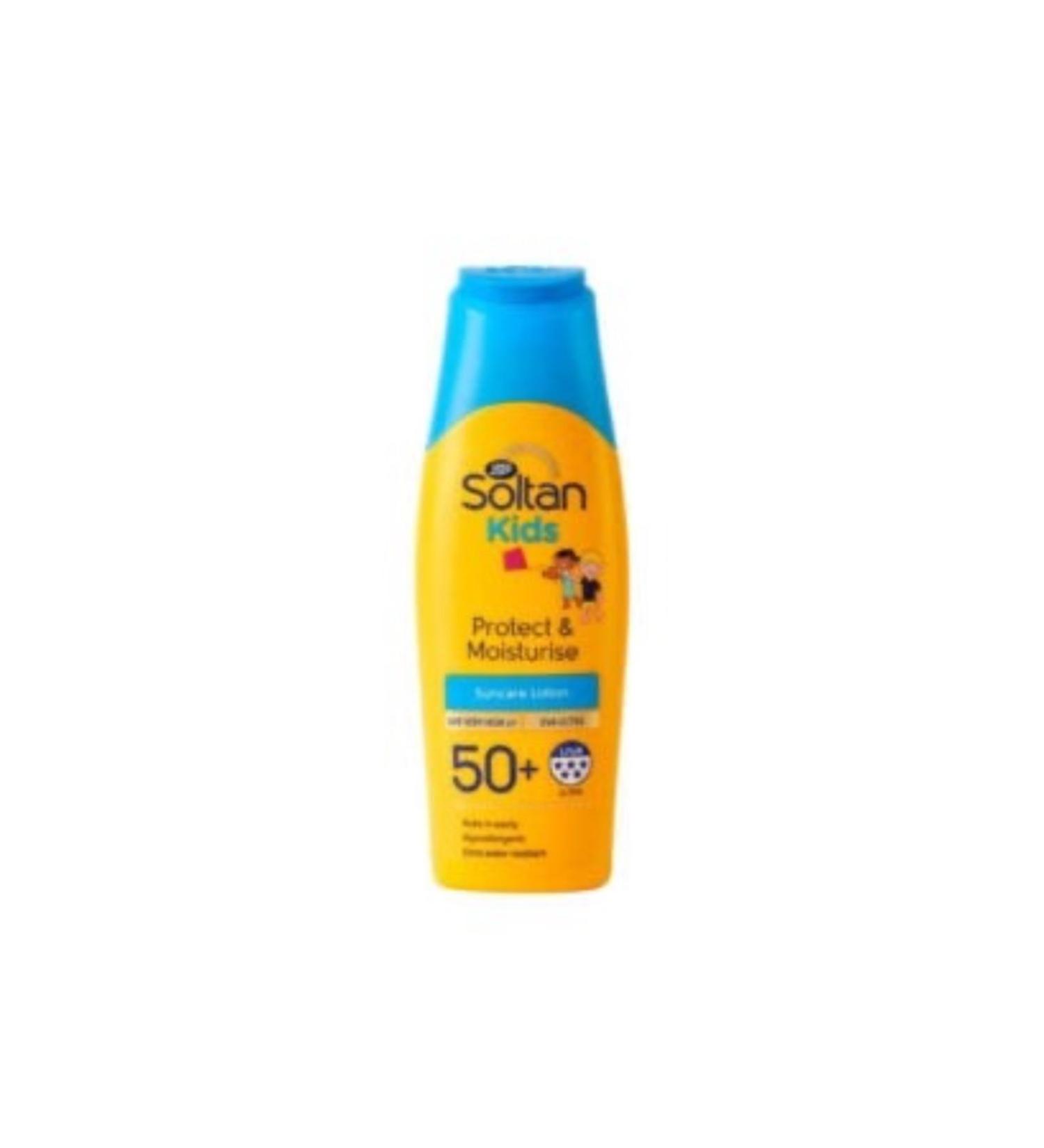 Boots Soltan Kids Protect & Moisturise Lotion SPF50+ 200ml