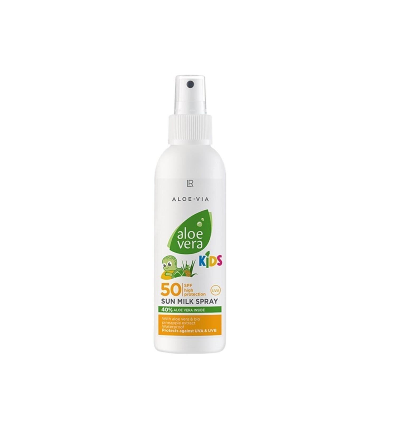 LR Aloe Via Aloe Vera Sun Milk Spray for Children Spf50