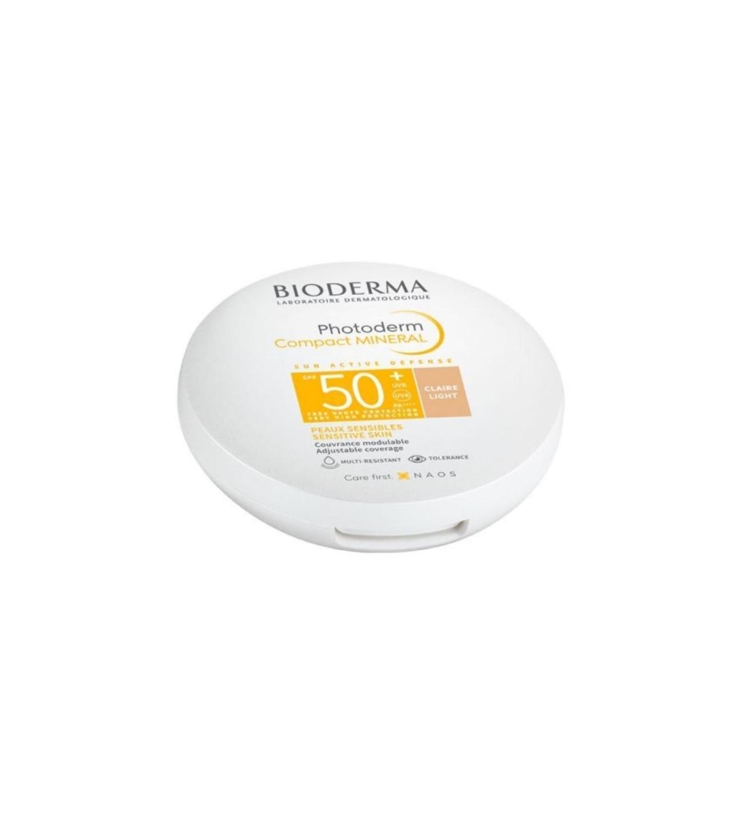 Bioderma Photoderm Compact Mineral Light Spf50+ Tinted Sunscreen 10g