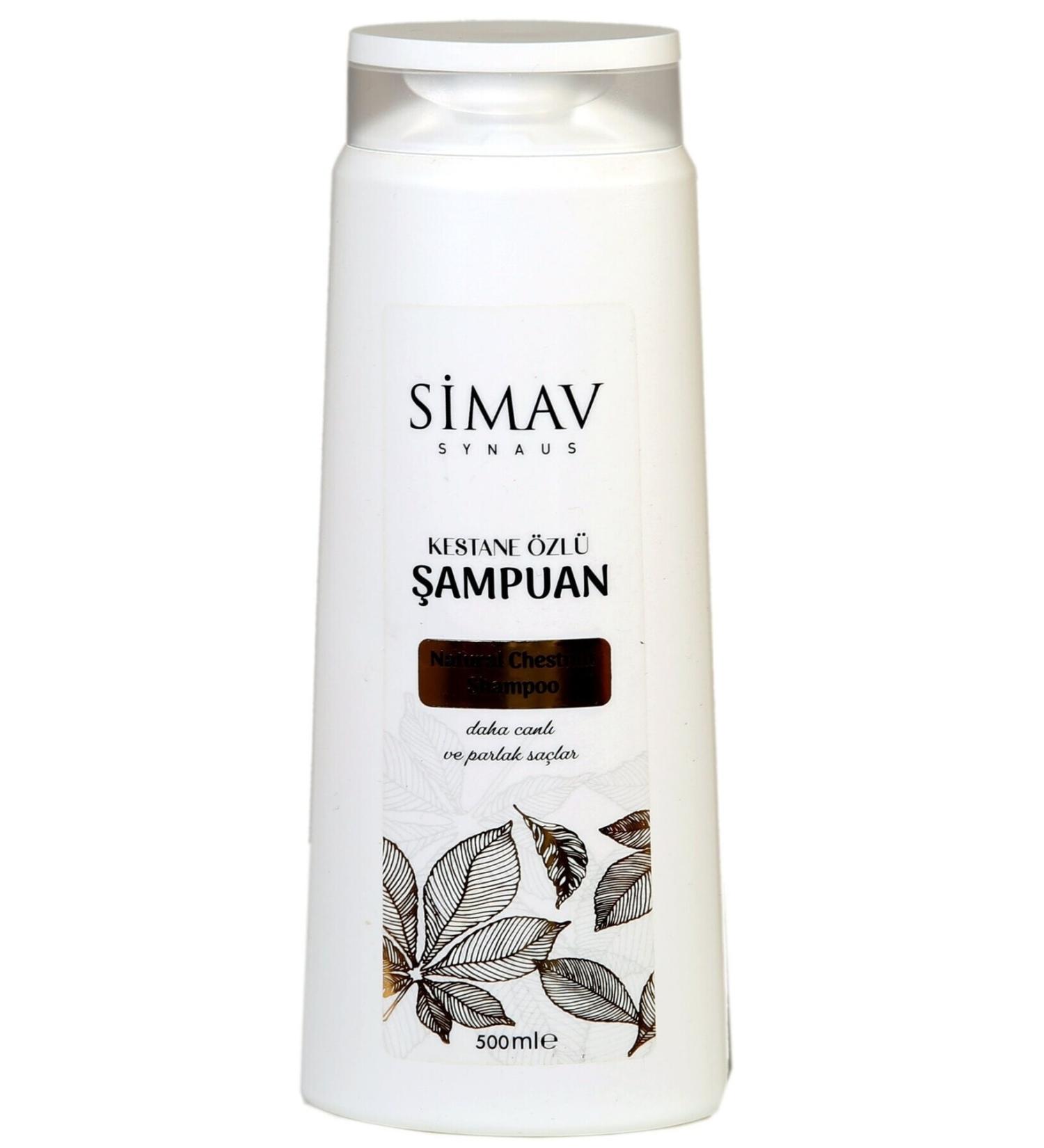 SIMAV SYNAUS Geographically Indicated Chestnut Essence and Thermal Water Shampoo - 500 Ml - Buy Online on GoSupps.com