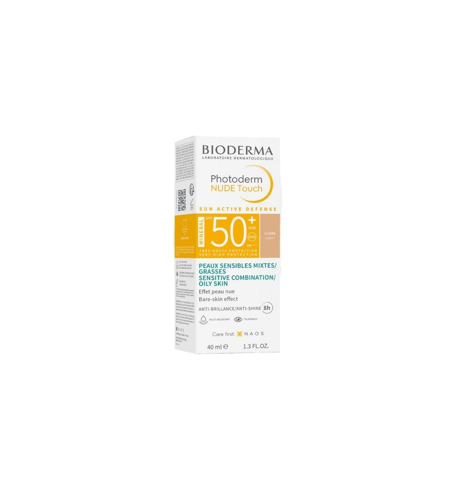 Bioderma Photoderm Nude Touch Light Spf50+ Sunscreen 40 Ml