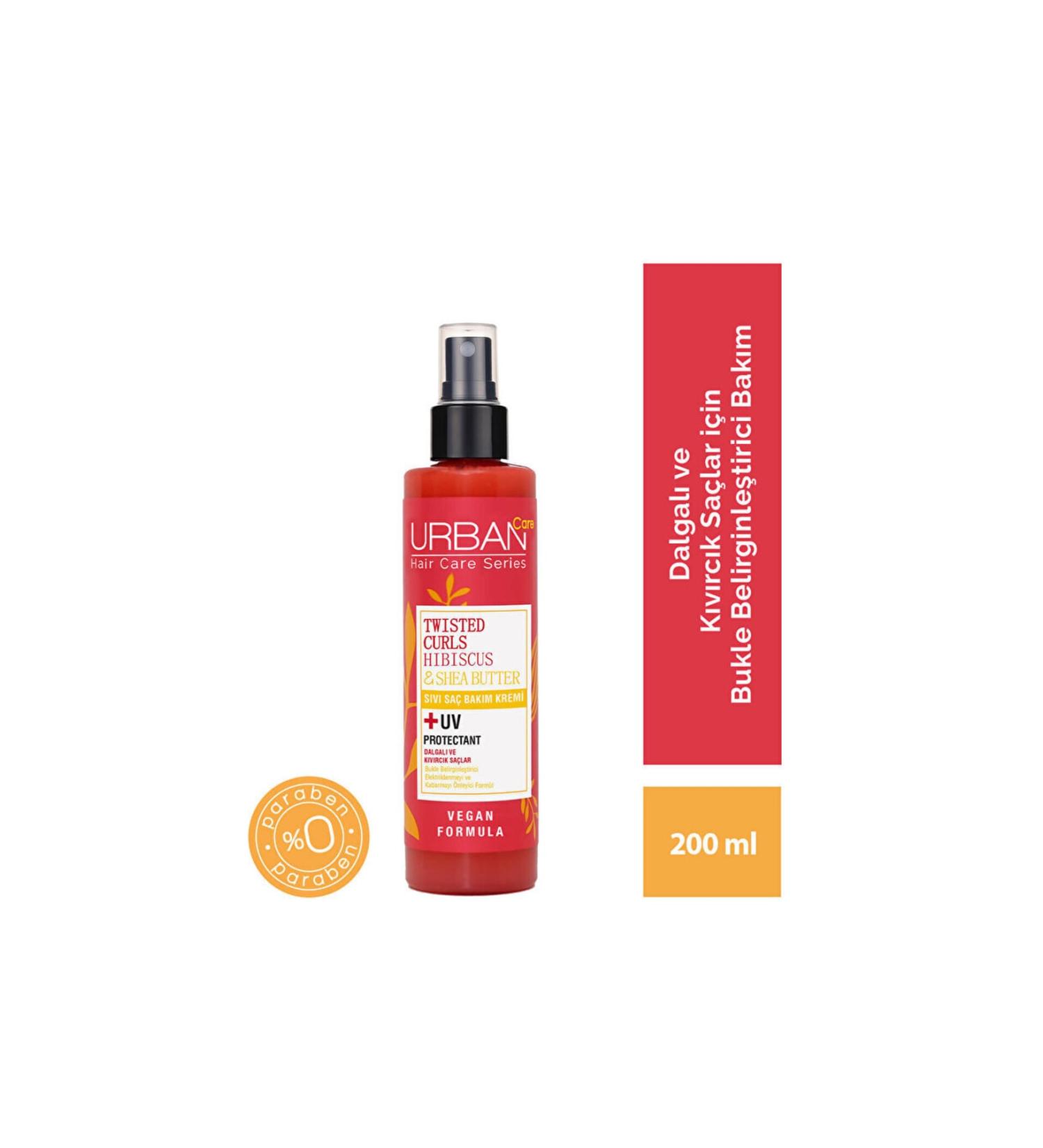 Urban Care Liquid Conditioner Twisted Curls Hibiscus & Shea Butter 200 Ml