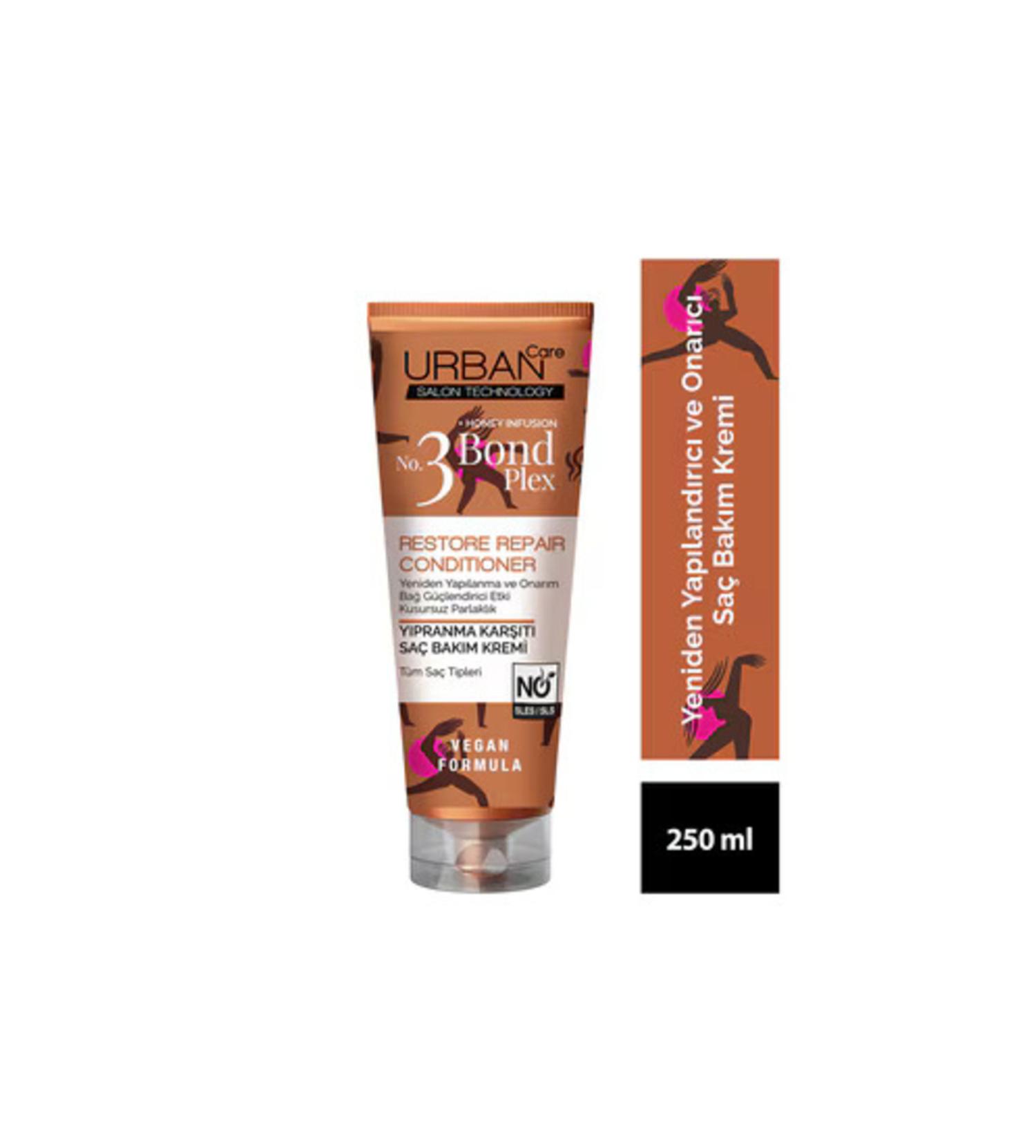 Urban Care No.3 Bond Plex Anti-Fray Hair Care Cream 250 ml - Buy Online on GoSupps.com