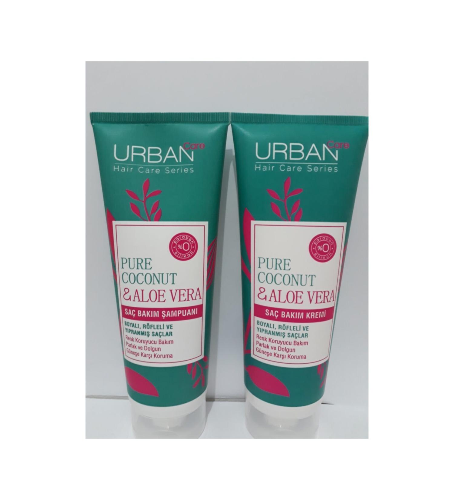 Urban Care Pure Coconut&aloe Vera Shampoo+Conditioner Set of 2