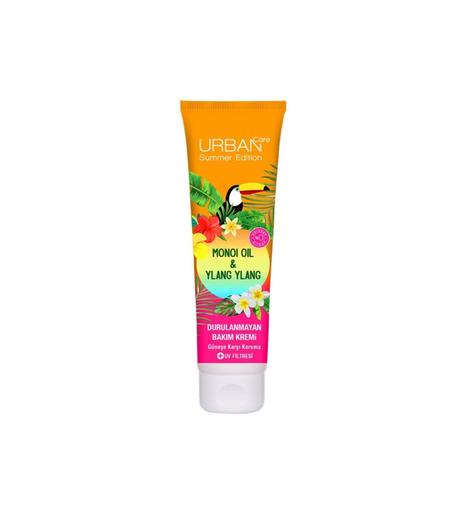 Urban Care Urban Summer Edition Monoi Oil & Ylang Ylang Leave-In Conditioner + UV Filter 150ml - Buy Online on GoSupps.com
