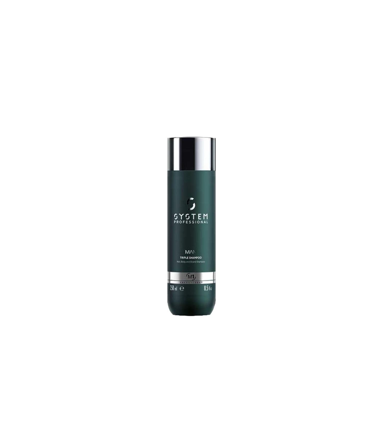 System Professional Wella System Professional Man Hair body and beard shampoo 245 ml