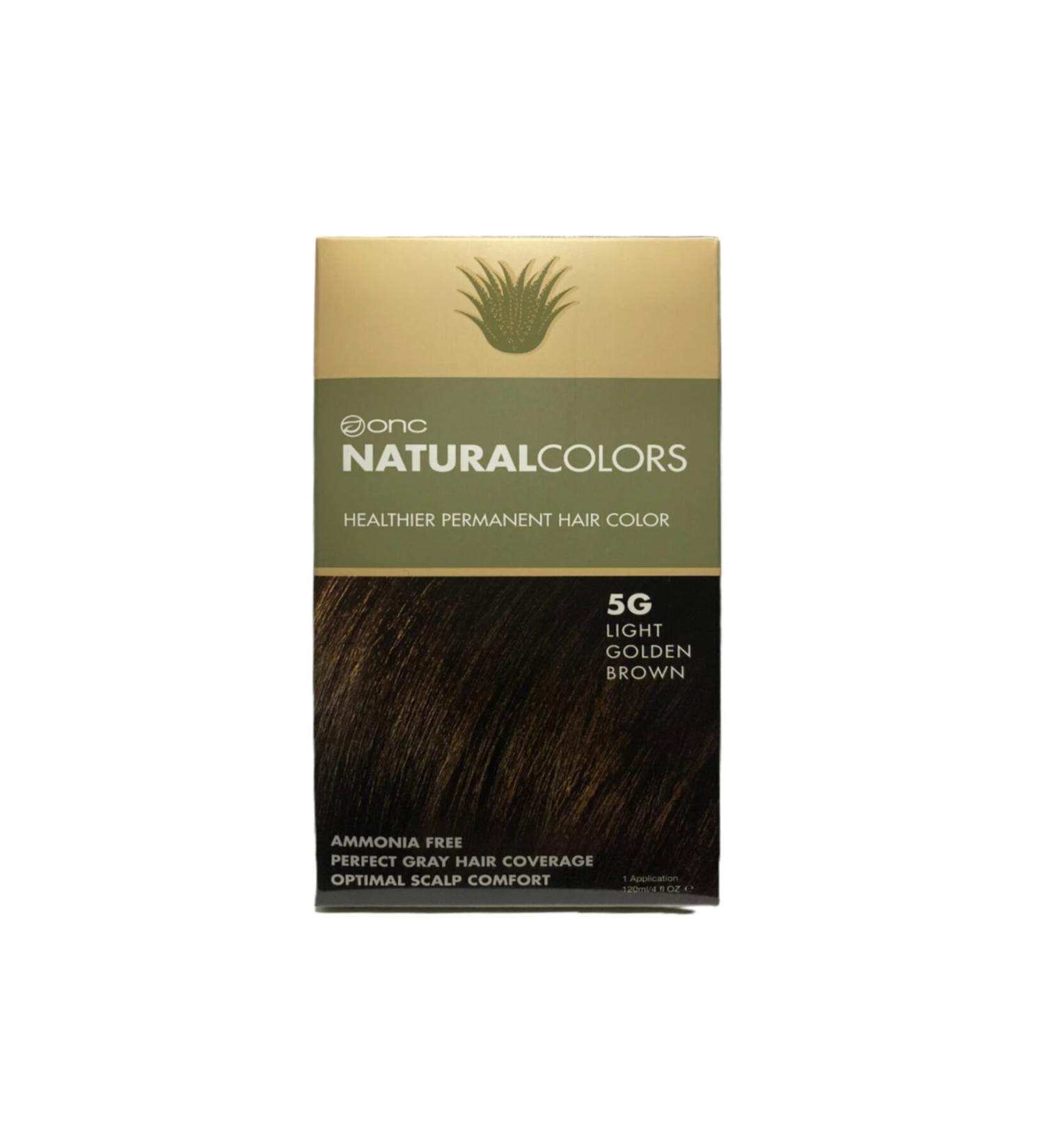 ONC NATURAL COLORS Onc 5g Light Golden Brown Organic Hair Dye - Buy Online on GoSupps.com