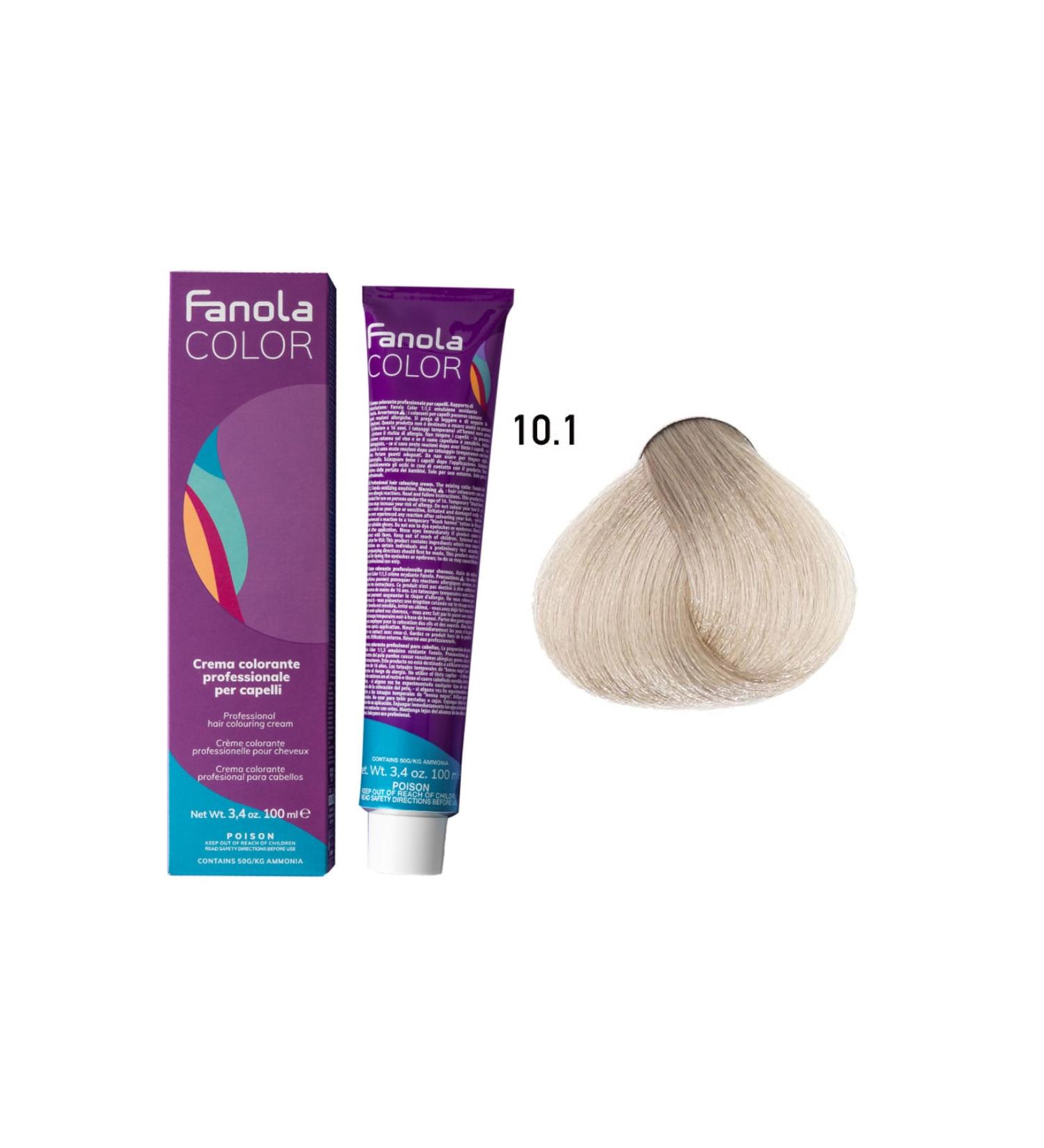 Fanola Color 100ml Blonde Platinum Ash 10.1