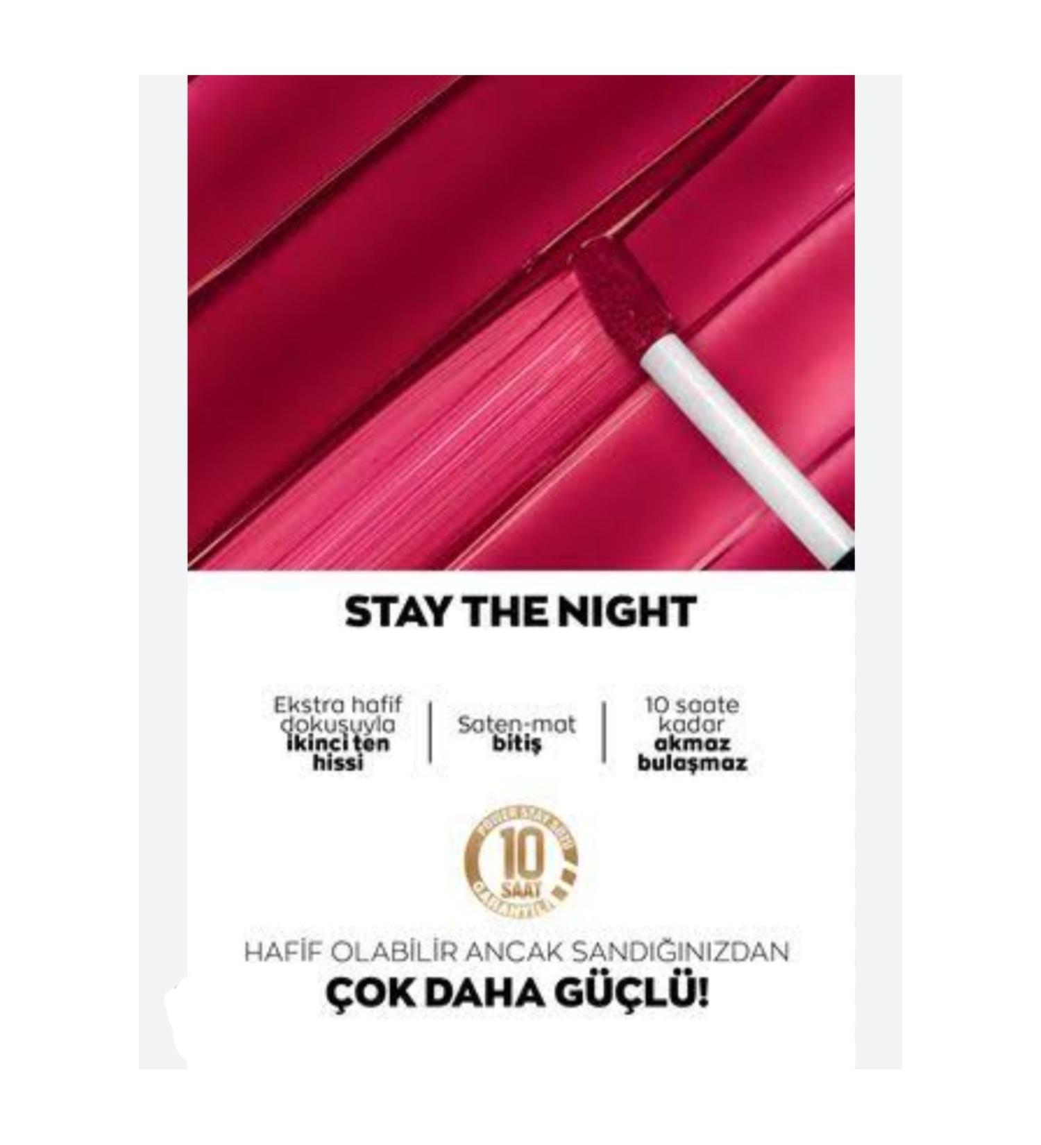 TSN Power Stay Liquid Stain Lipstick