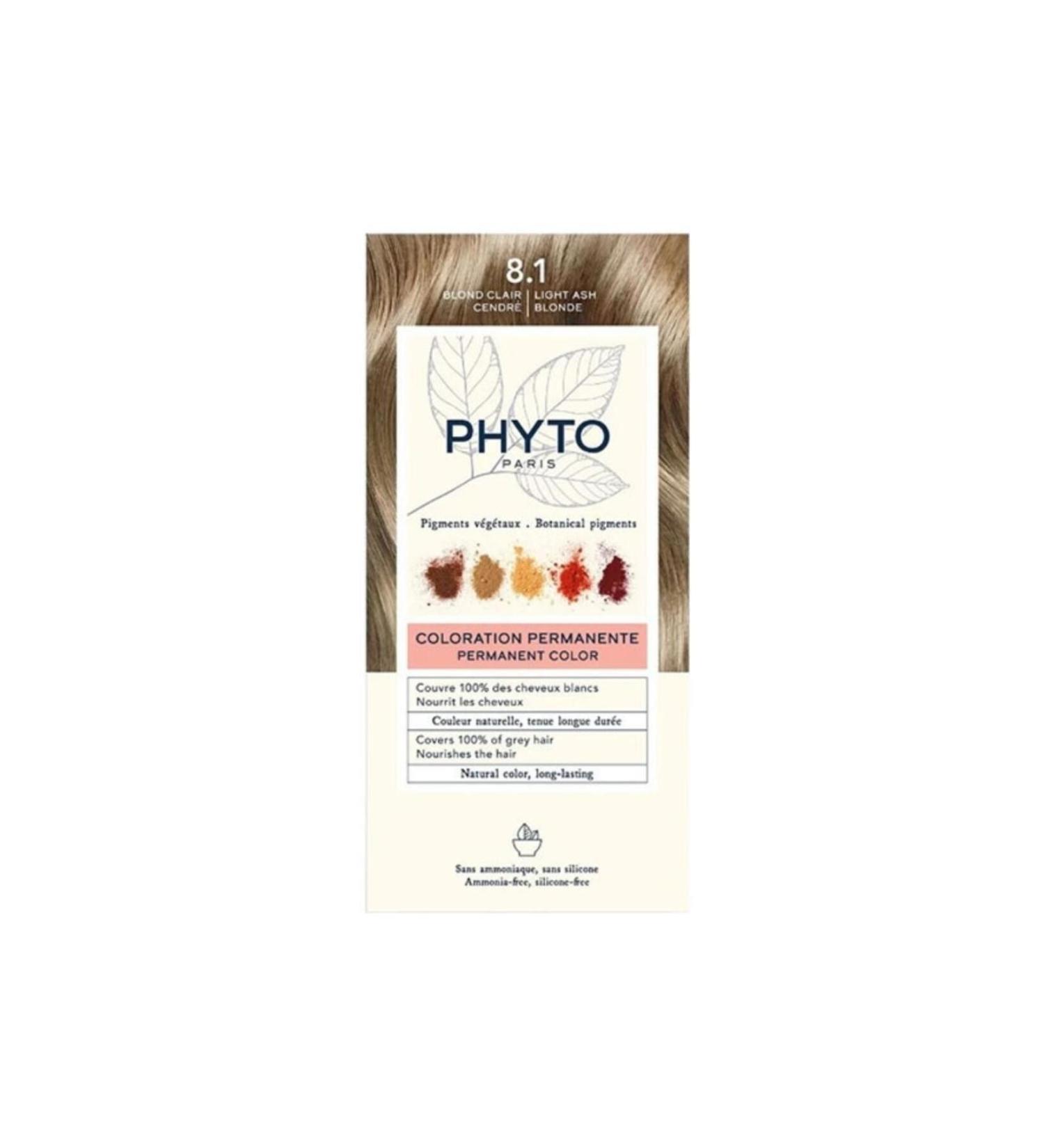 Phyto Phytocolor Herbal Hair Dye - 8.1 Ash Blonde