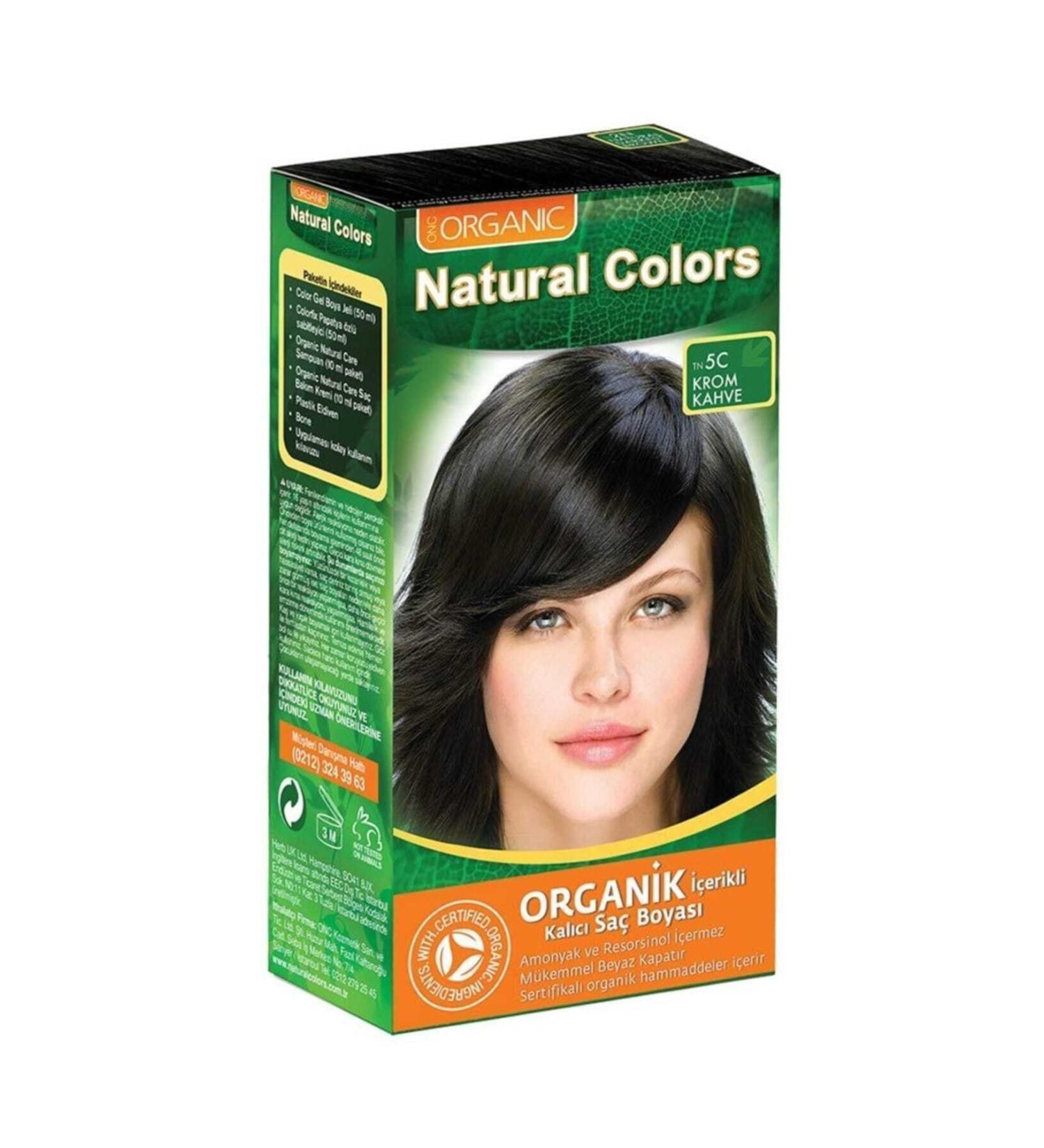 Organic Natural Colors 5c Chrome Brown Organic Hair Dye 8681085502997