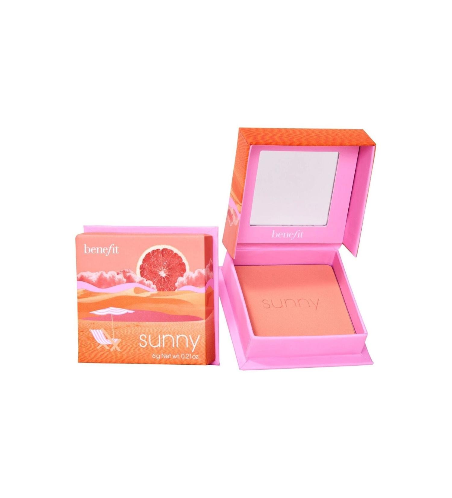 benefit cosmetics Sunny Pink Coral Tone Blush 6 gr - Warm Coral Blush Shiine216