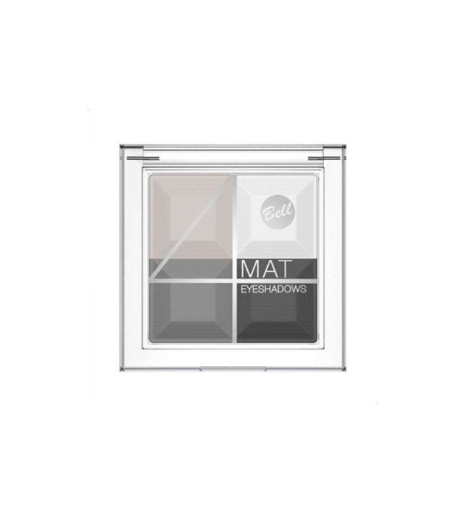 Bell Multicolour Matte Eyeshadows 4-Pack Eyeshadow 02
