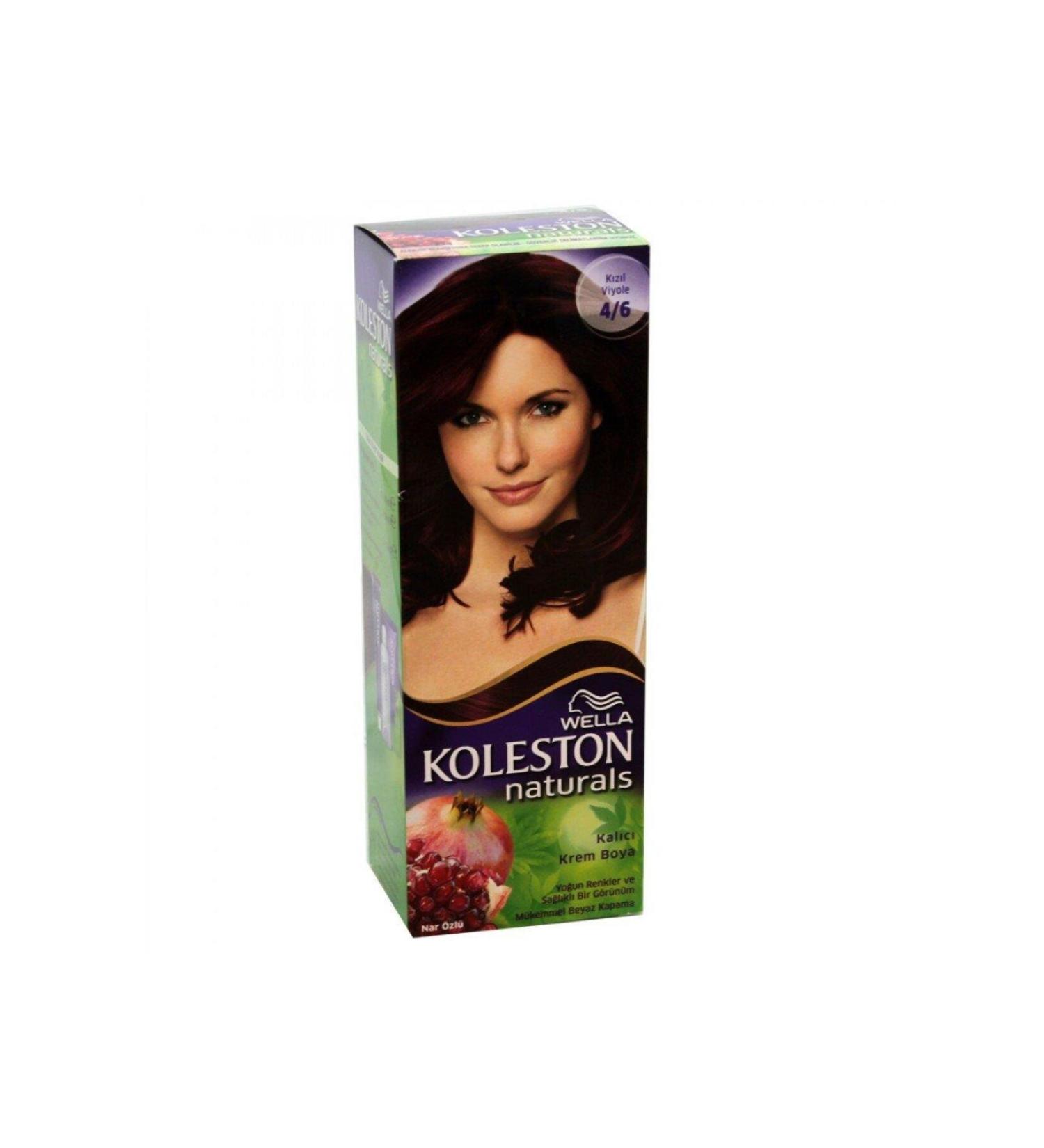 Wella Koleston Naturals Kit 4.6 Red Brown