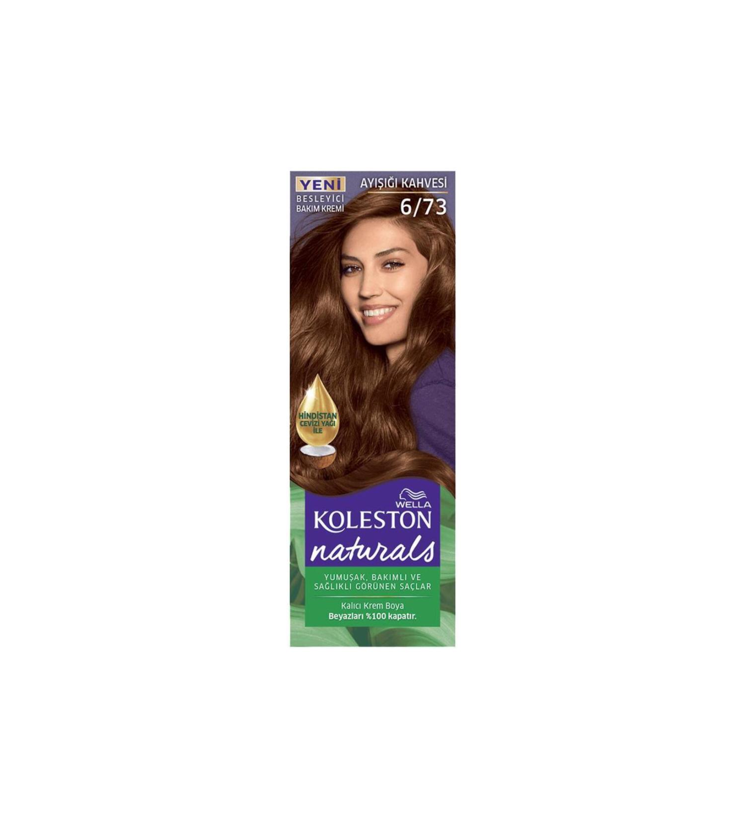 Wella Koleston Hair Dye Naturals 6/73 Moonlight Brown