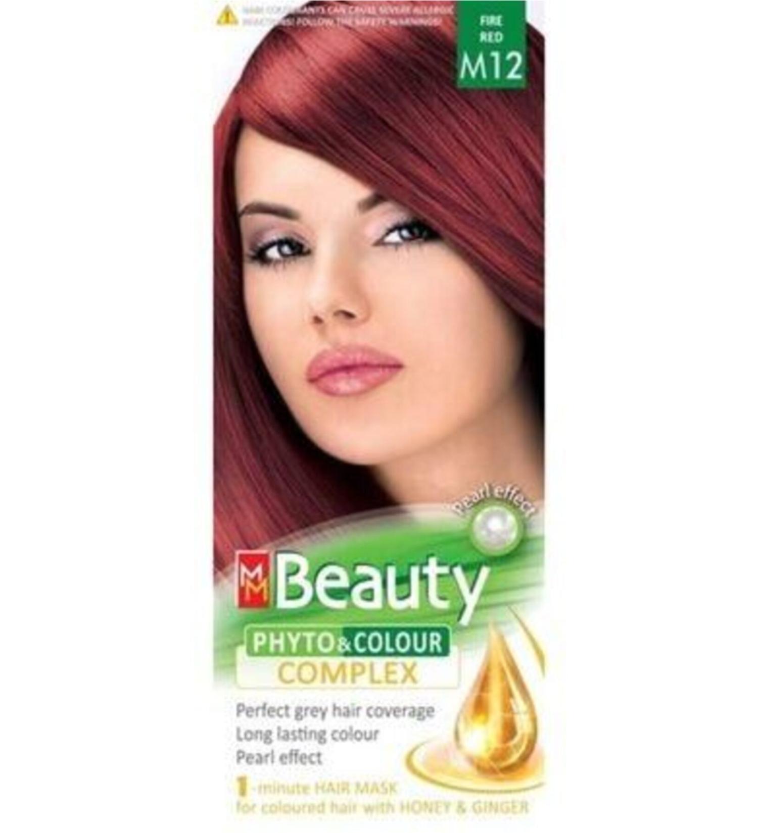 Beauty Mm Fire Red Herbal Hair Dye M12 57896