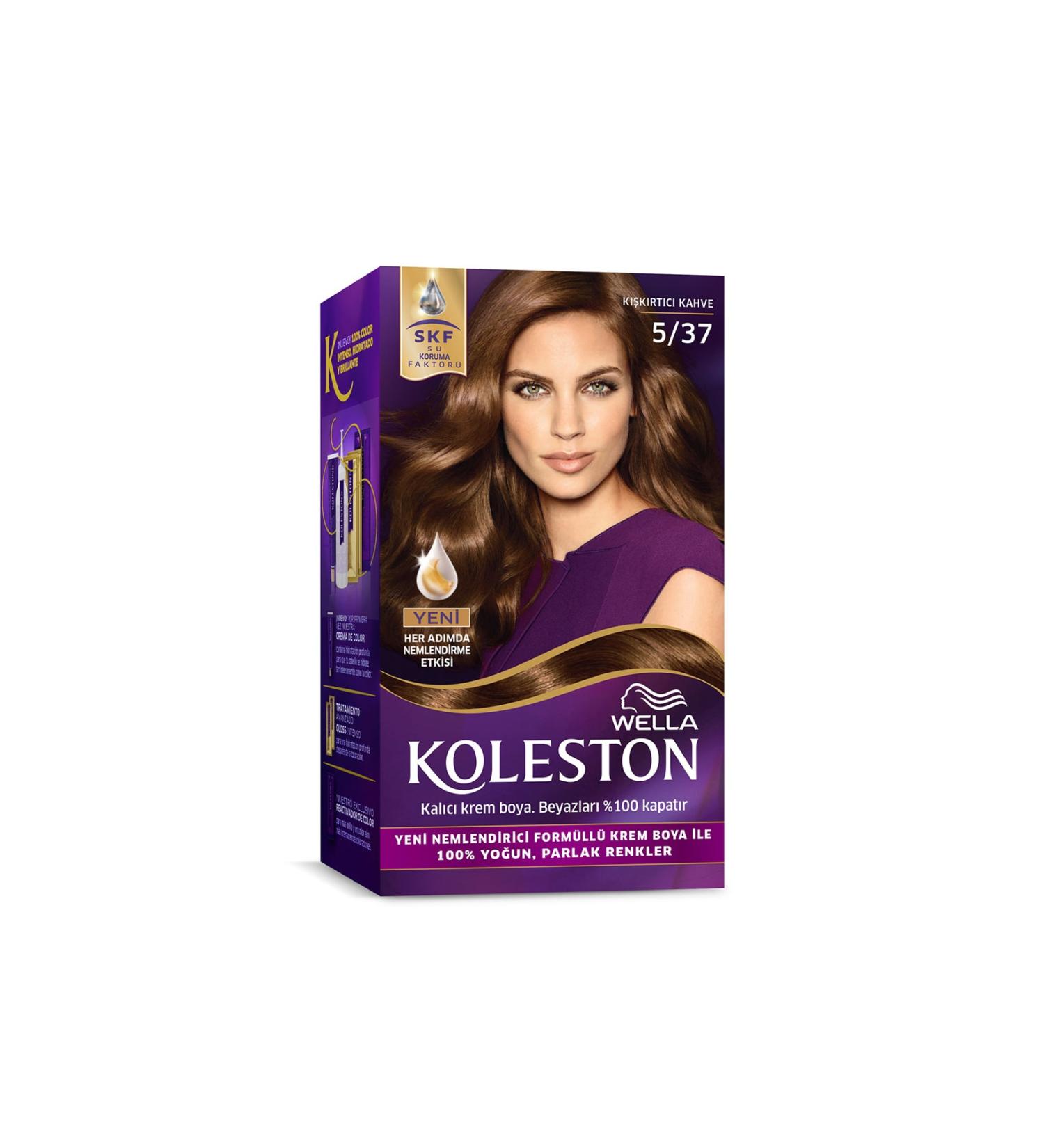 Wella Koleston Kit Hair Dye 5/37 Provocative Brown - Buy Online on GoSupps.com