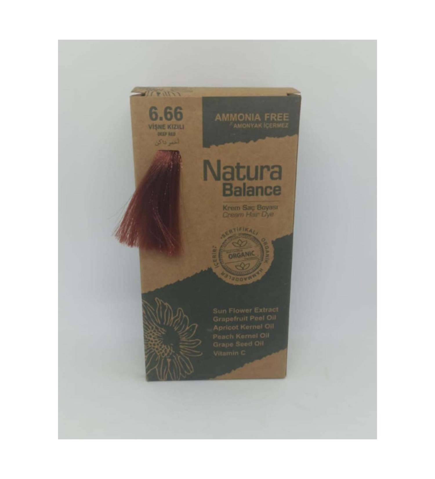 NATURABALANCE Natura Balance Organic Hair Dye Set Cherry Red