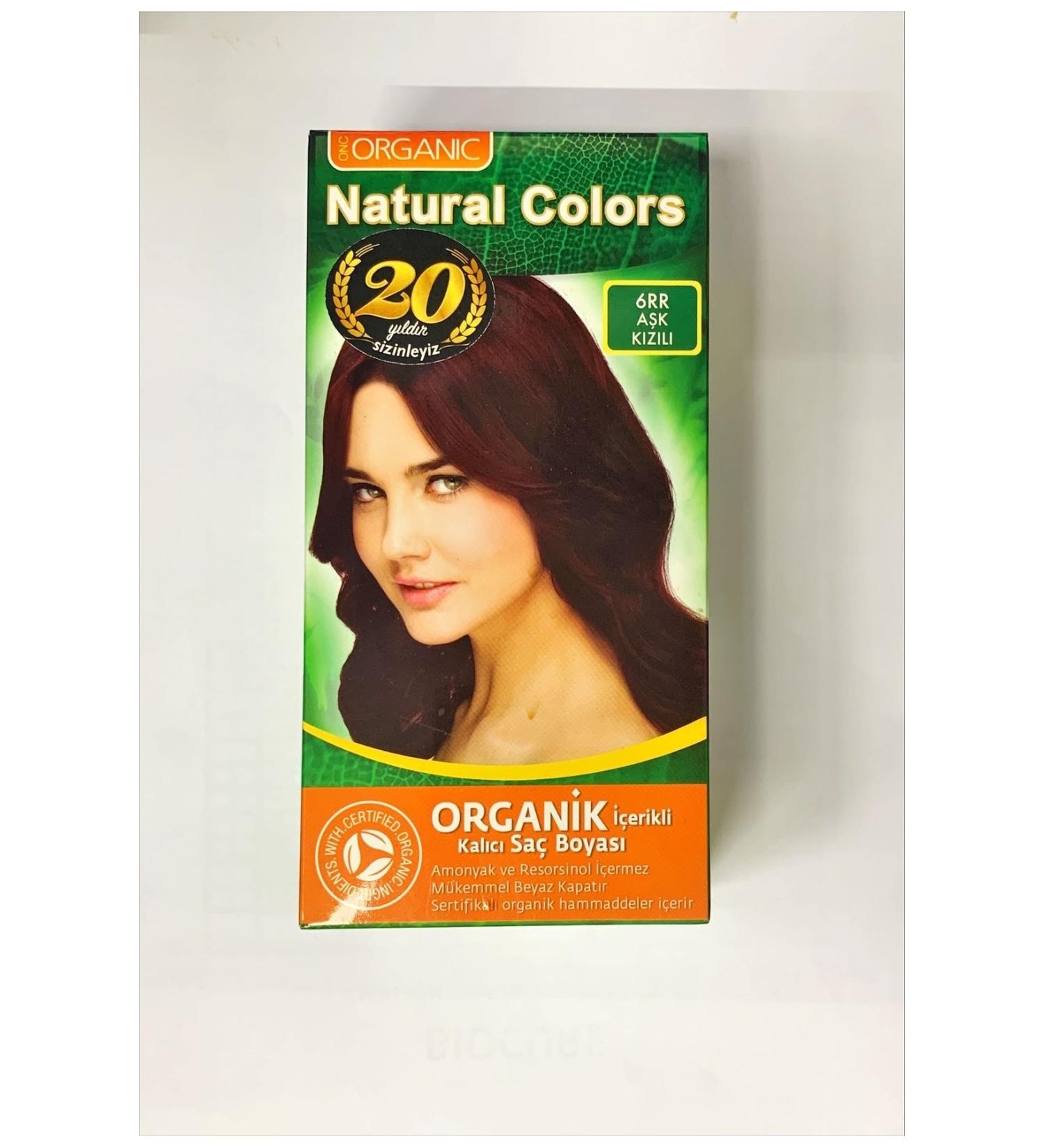 Organic Natural Colors Hair Dye 6RR Love Red - Organic Dye