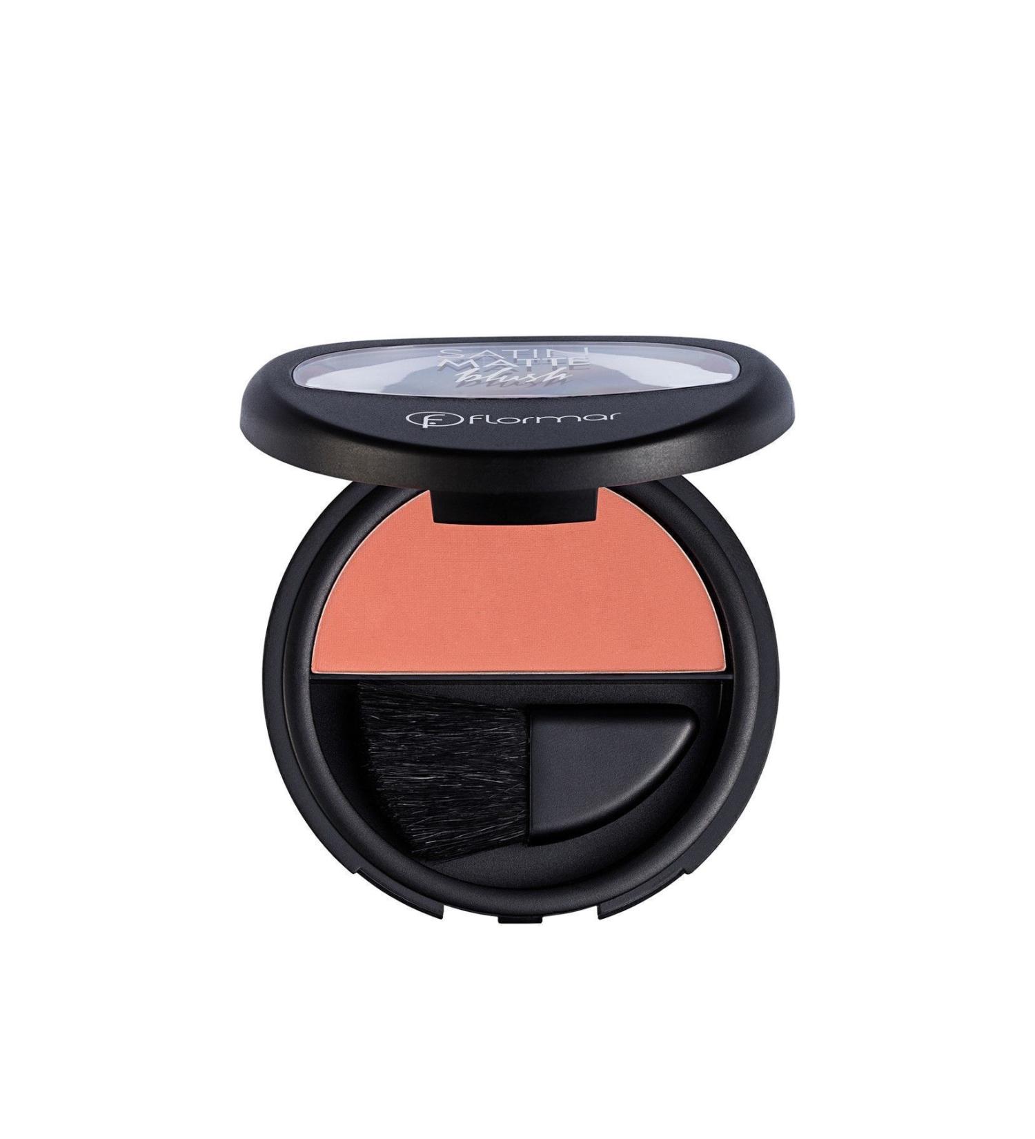 Flomar Flormar. Intensely Pigmented Compact Blush - Satin Matte Cbl. - 005 Peach Brown