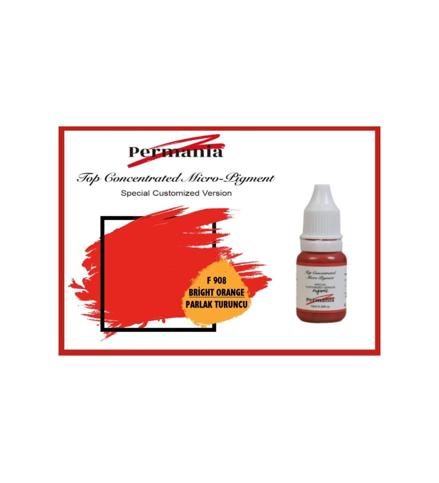 Fontenay Permania Permanent Makeup Dye Lip Color Bright Orange 10ml