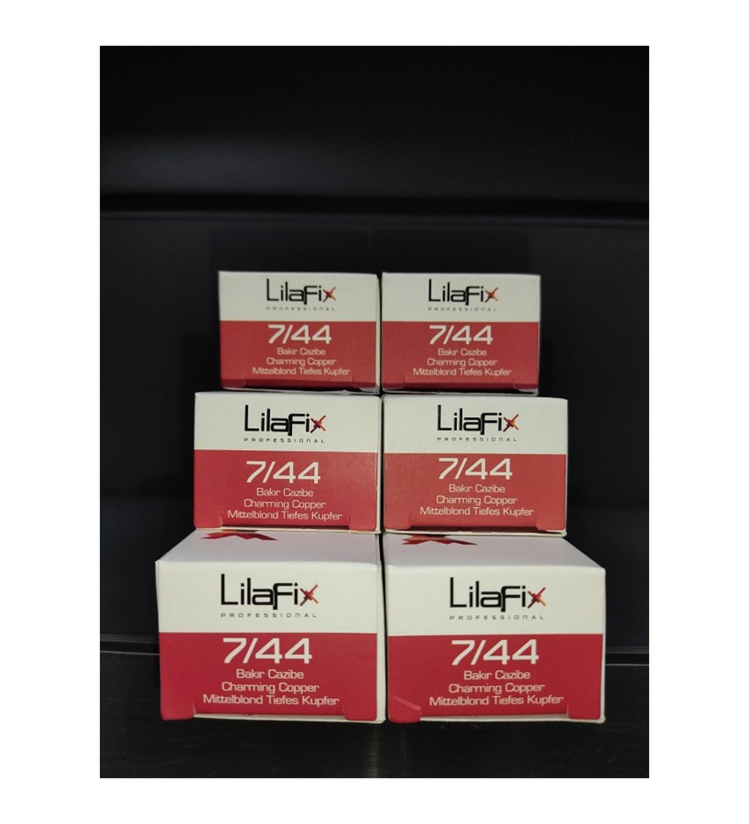 Lilafix Copper Charm Hair Dye 7.44 -60mlx6 pcs..BIGUZELL K16080010