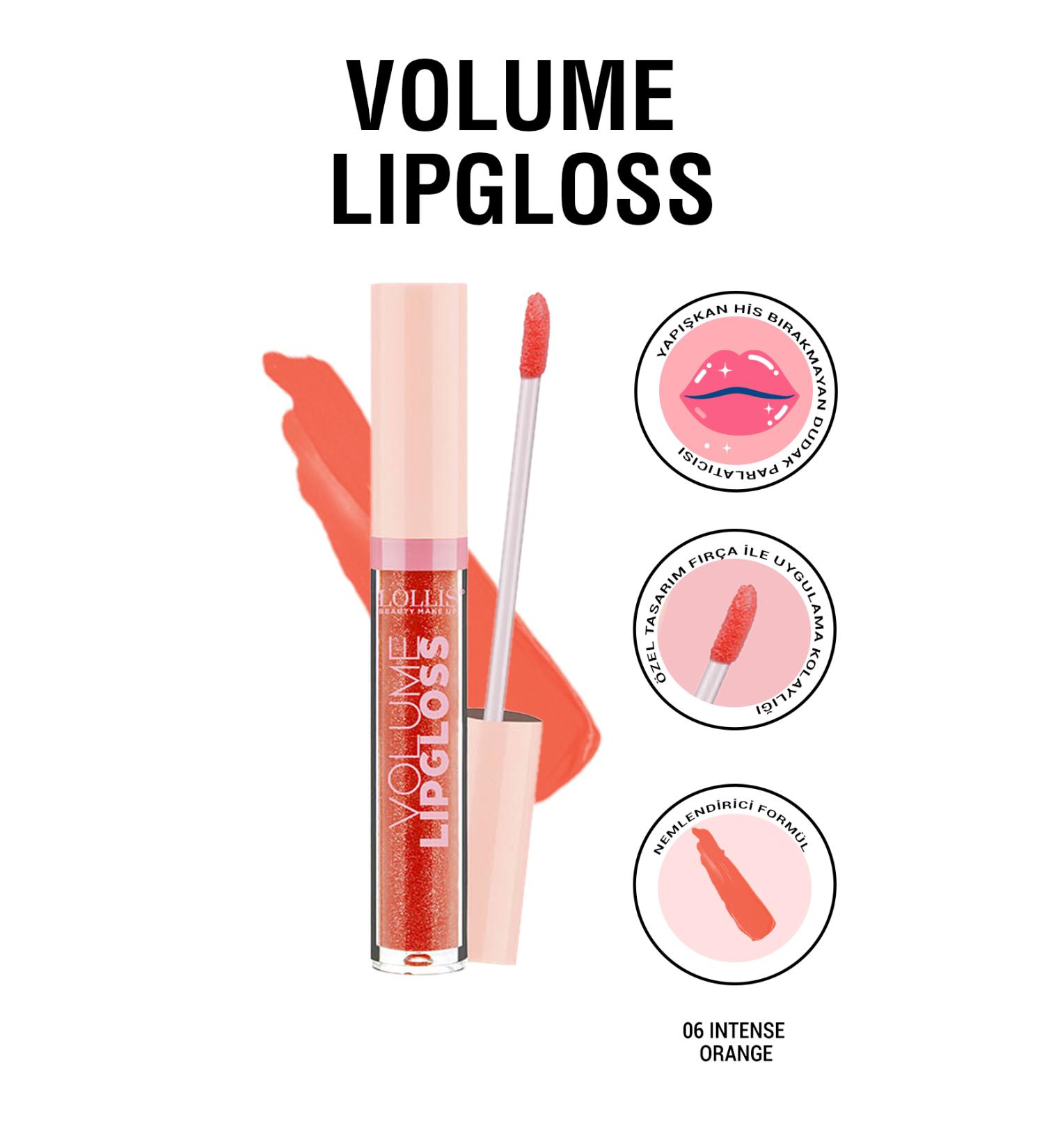 Lollis Volume Lipgloss 06 Intense Orange / Lip Gloss 06 Intense Orange - Buy Online on GoSupps.com
