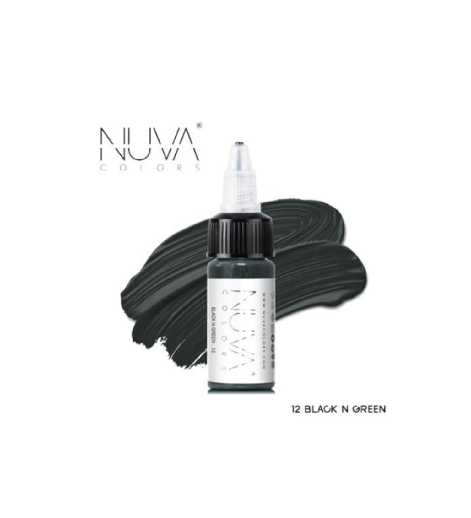 nuva colors Black N Green Eyeliner Paint 15 Ml