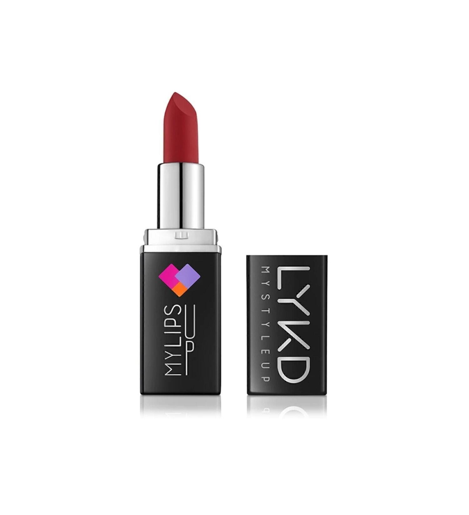 lykd Brand: Matte Lipstick 354 Red Love Category: Lipstick