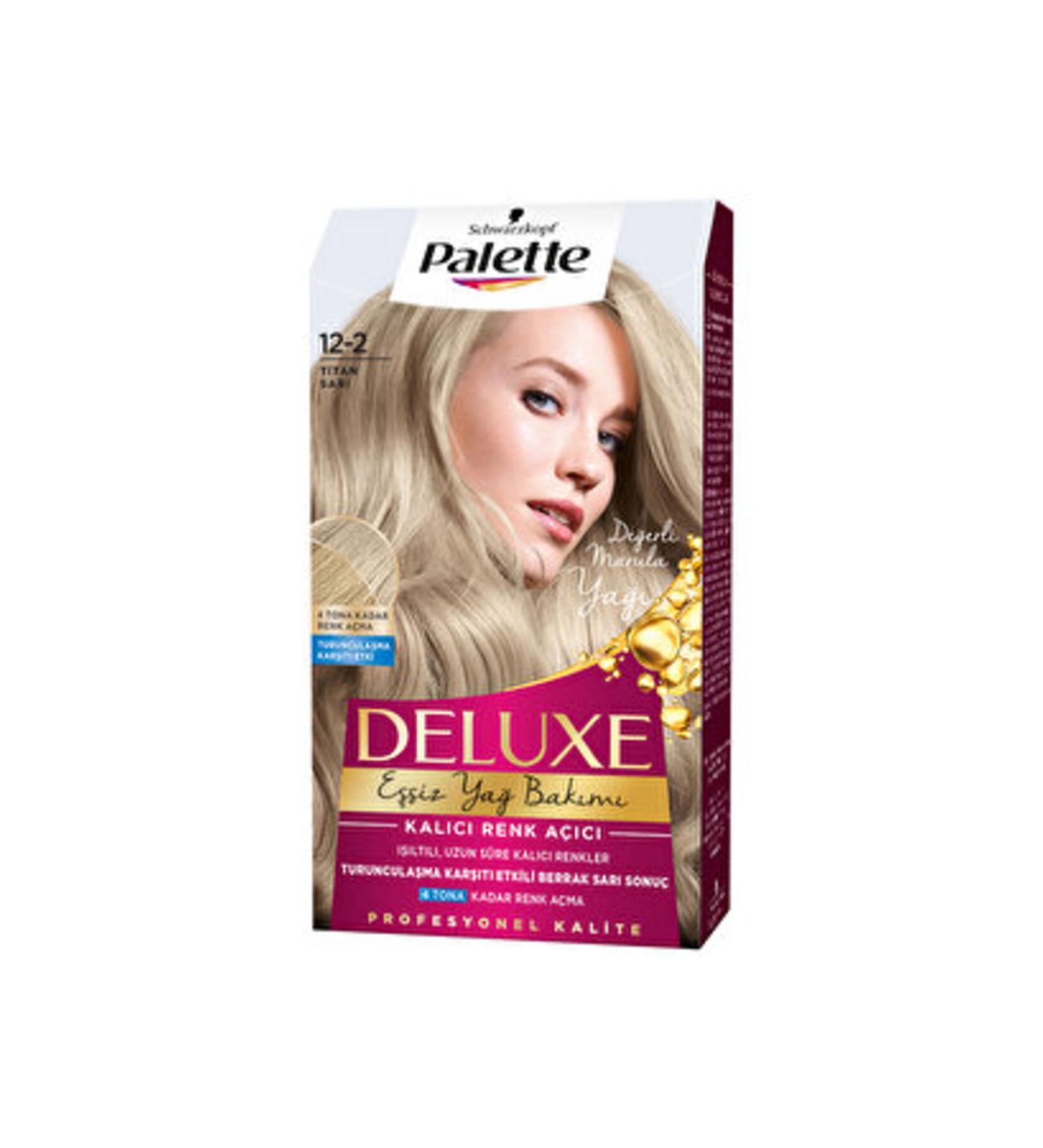 Palette ( 2 PIECES ) Palette Deluxe Hair Dye 12-2 Titan Yellow