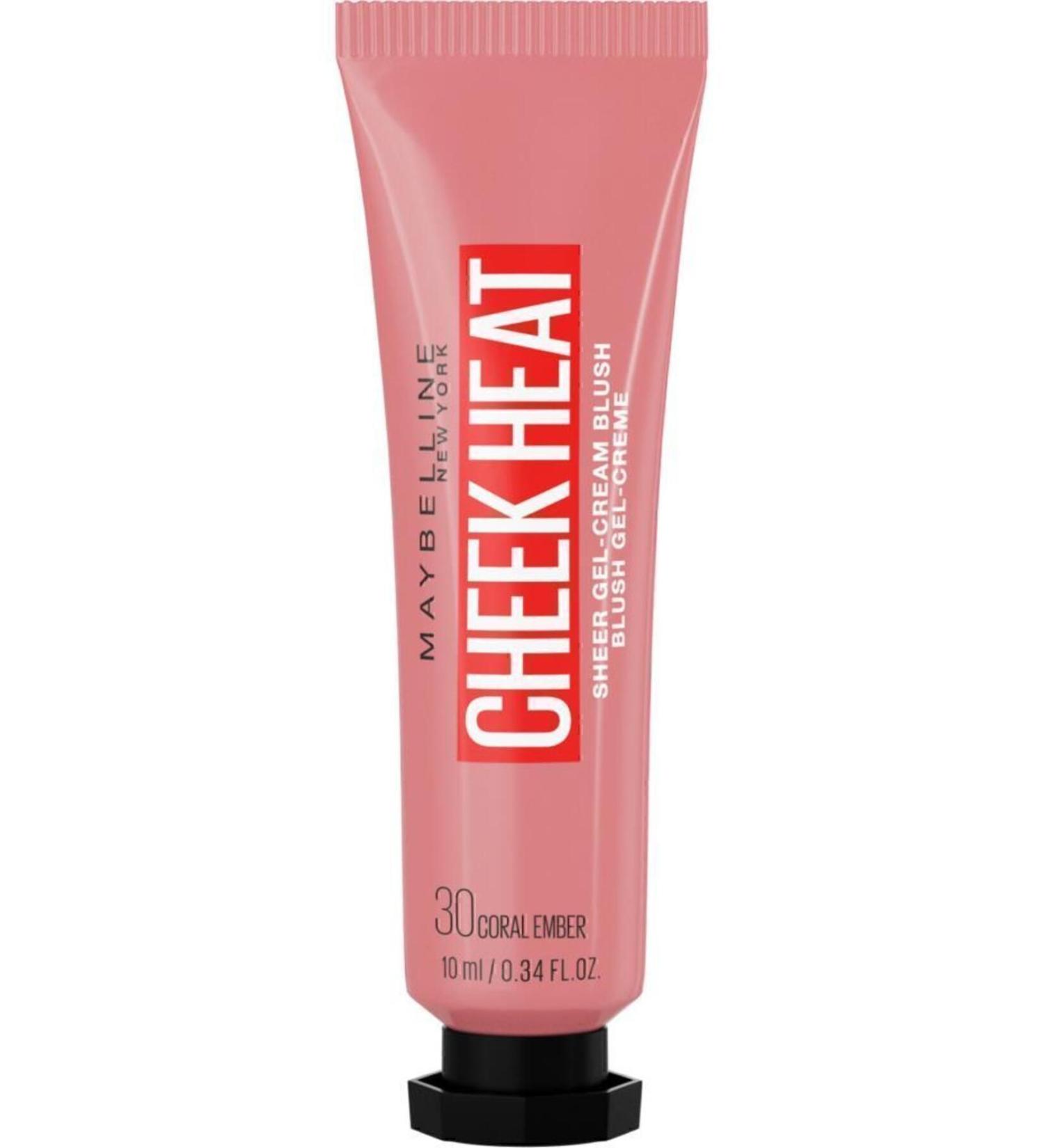 Maybelline New York Cheek Heat Liquid Blush - 30 Coral Ember - Peach - Buy Online on GoSupps.com