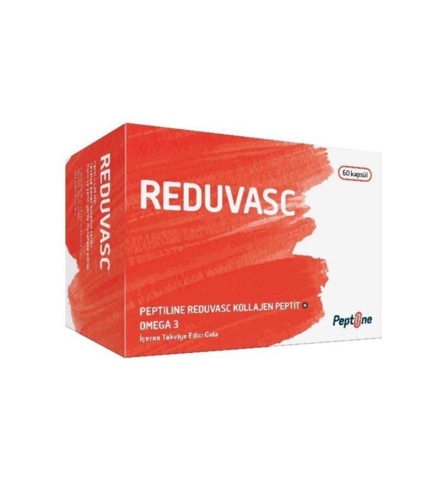 Reduvasc Collagen Peptide and Omega 3 Supplementary Food 60 Capsules