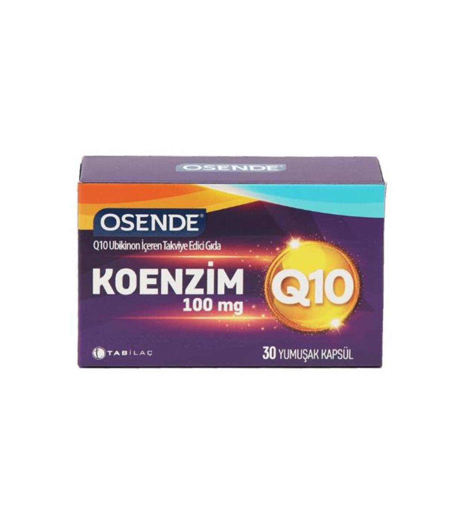 Tab la Osende Coenzyme 100mg Q10 30 Softgels
