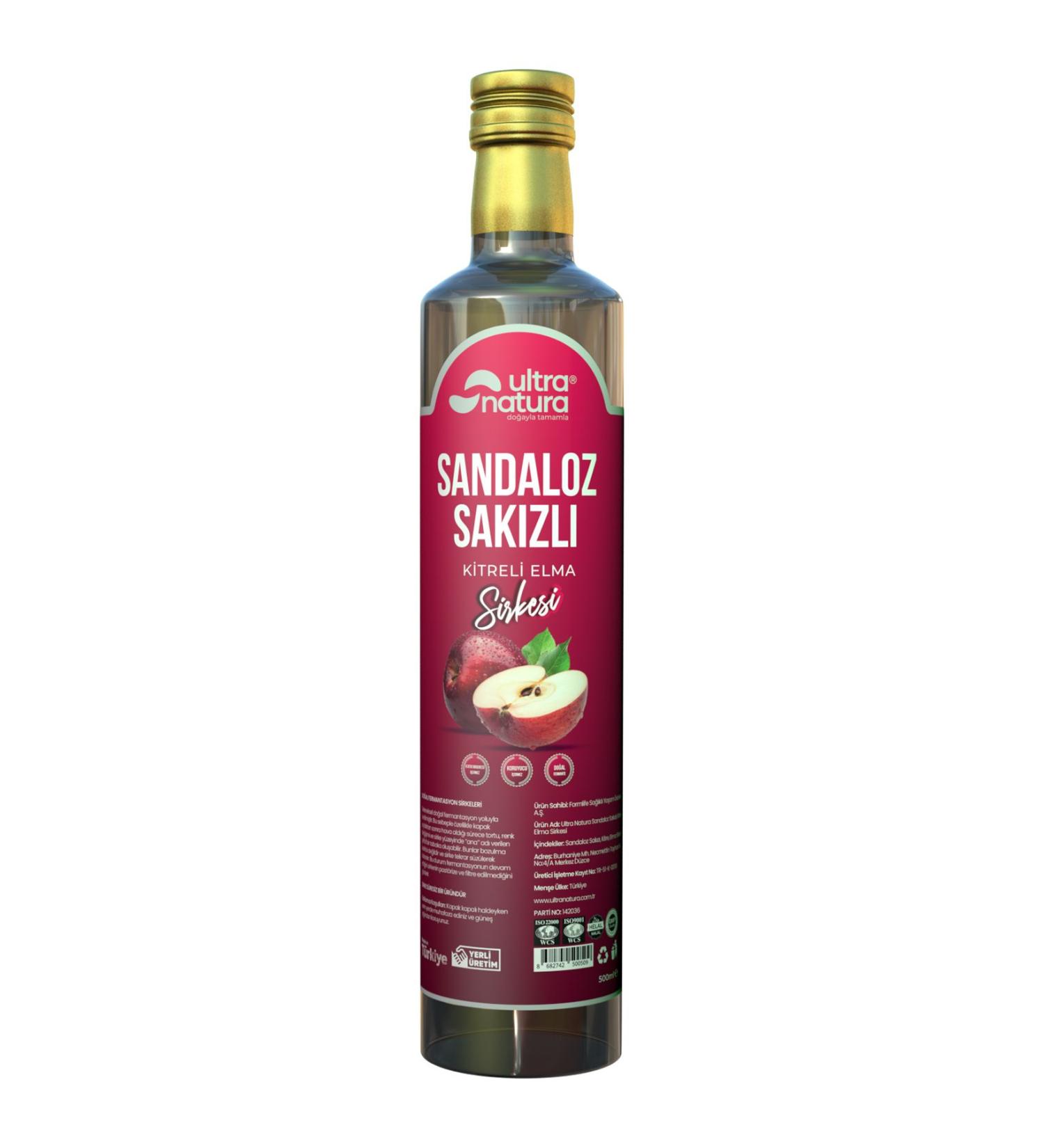 ultranatura Apple Cider Vinegar with Sandalwood Gum Tragacanth - 500ml